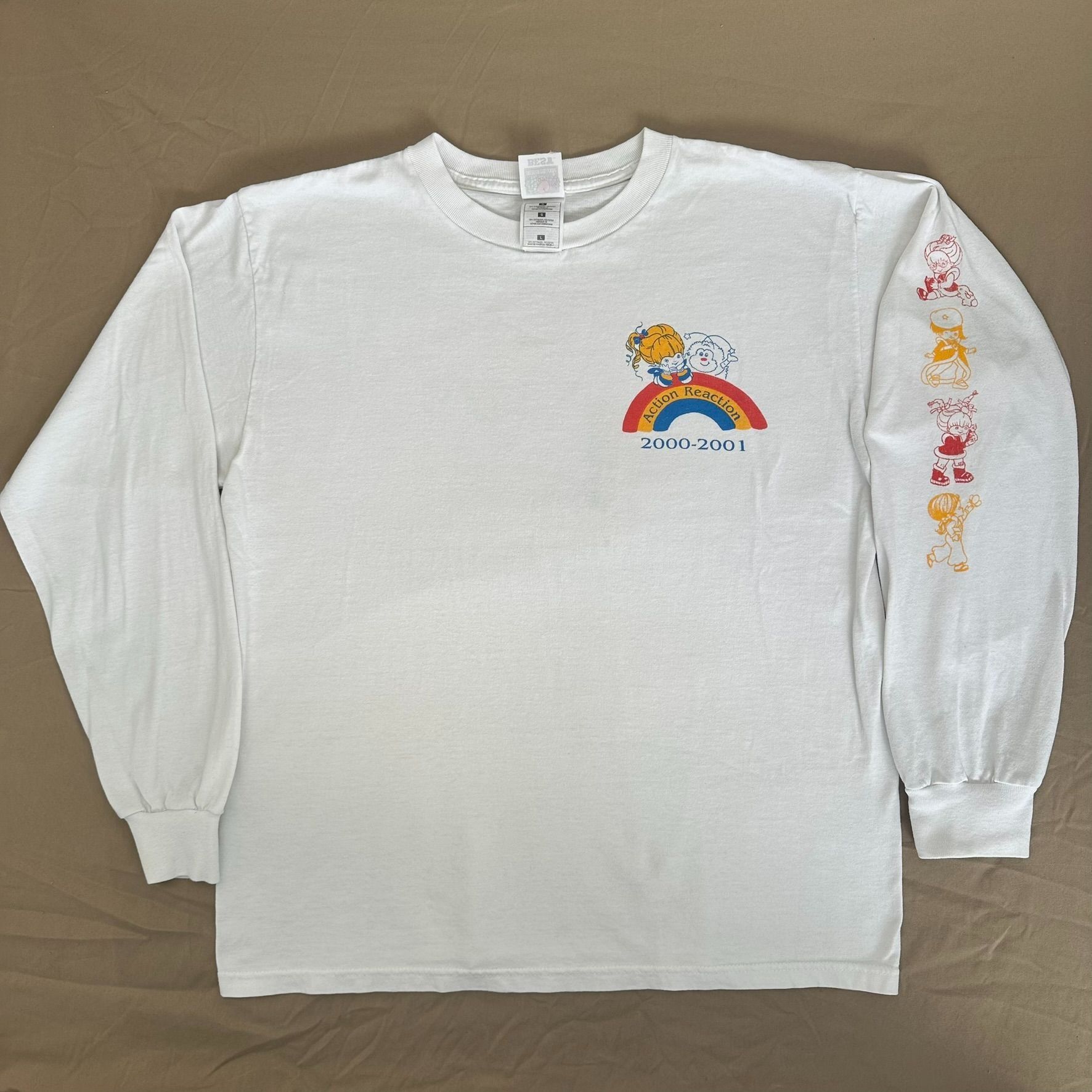 Fruit Of The Loom Vintage Y2K Rainbow Brite Twink Starlite T-Shirt Long Sleeve Size US L / EU 52-54 / 3 - 1 Thumbnail