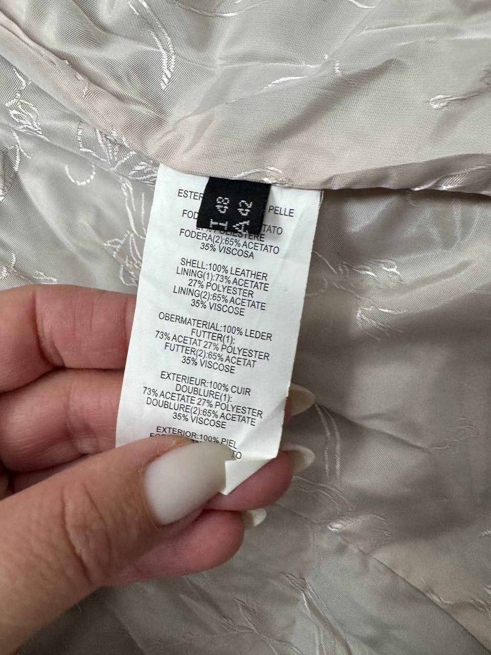 Other La Pelle Italian Suede Reptile Detail Leather Jacket Size M / US 6-8 / IT 42-44 - 9 Thumbnail