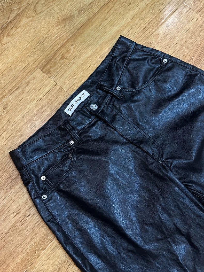 Our Legacy Our Legacy size31 Motorcycle leather trousers Size US 31 - 2 Thumbnail