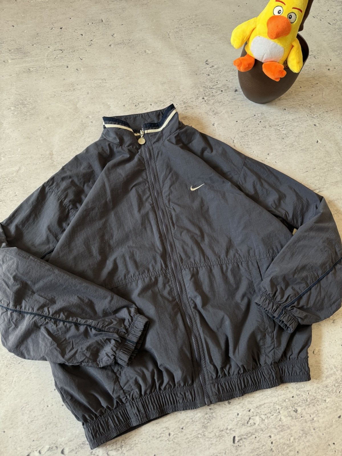 Nike × Vintage NIKE VINTAGE BASIC LOGO OVERSIZE BAGGY LIGHT JACKET Size US M / EU 48-50 / 2 - 4 Thumbnail