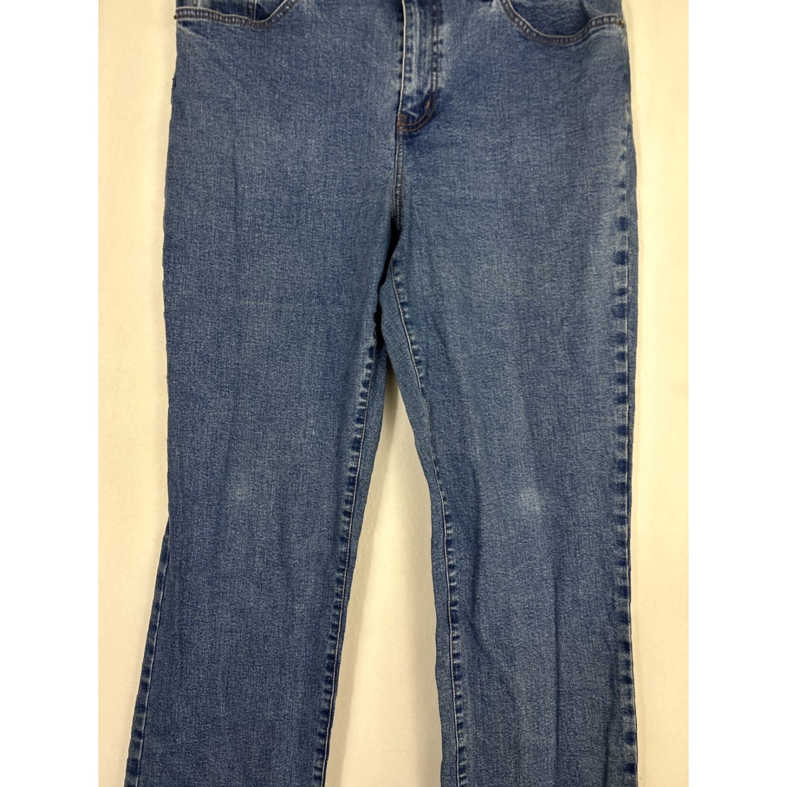 Ralph Lauren Lauren Ralph Lauren Womens Jeans 12 Medium Wash Straight Leg 34x32 Size 24" / US 00 / IT 34 - 3 Thumbnail