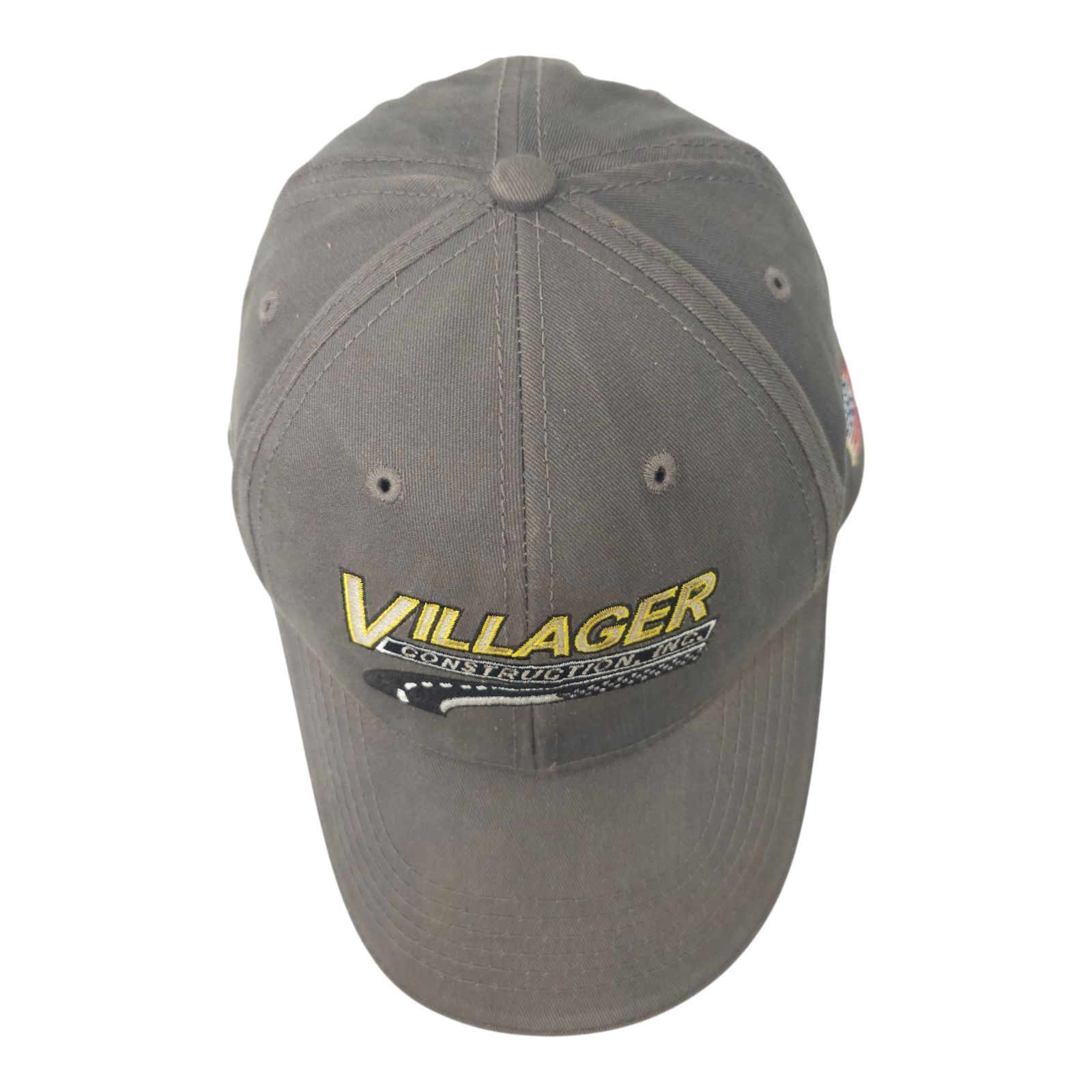 Other Villager Construction Strapback Cap Hat Trucker Baseball Size ONE SIZE - 6 Thumbnail