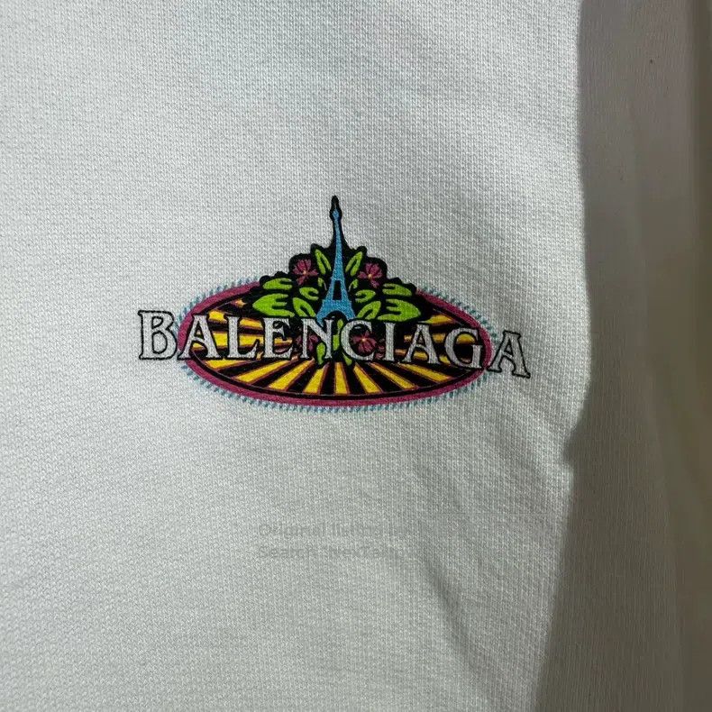 Balenciaga Balenciaga Eiffel Tower Logo White Hoodie Size US S / EU 44-46 / 1 - 3 Thumbnail