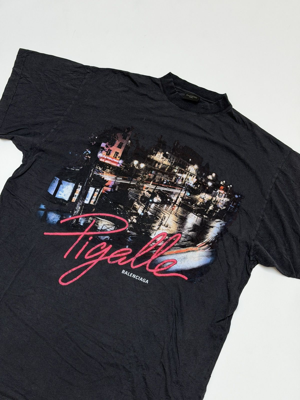 Balenciaga Balenciaga Pigalle Souvenirs Thin Jersey Tee Shirt Size US M / EU 48-50 / 2 - 3 Thumbnail