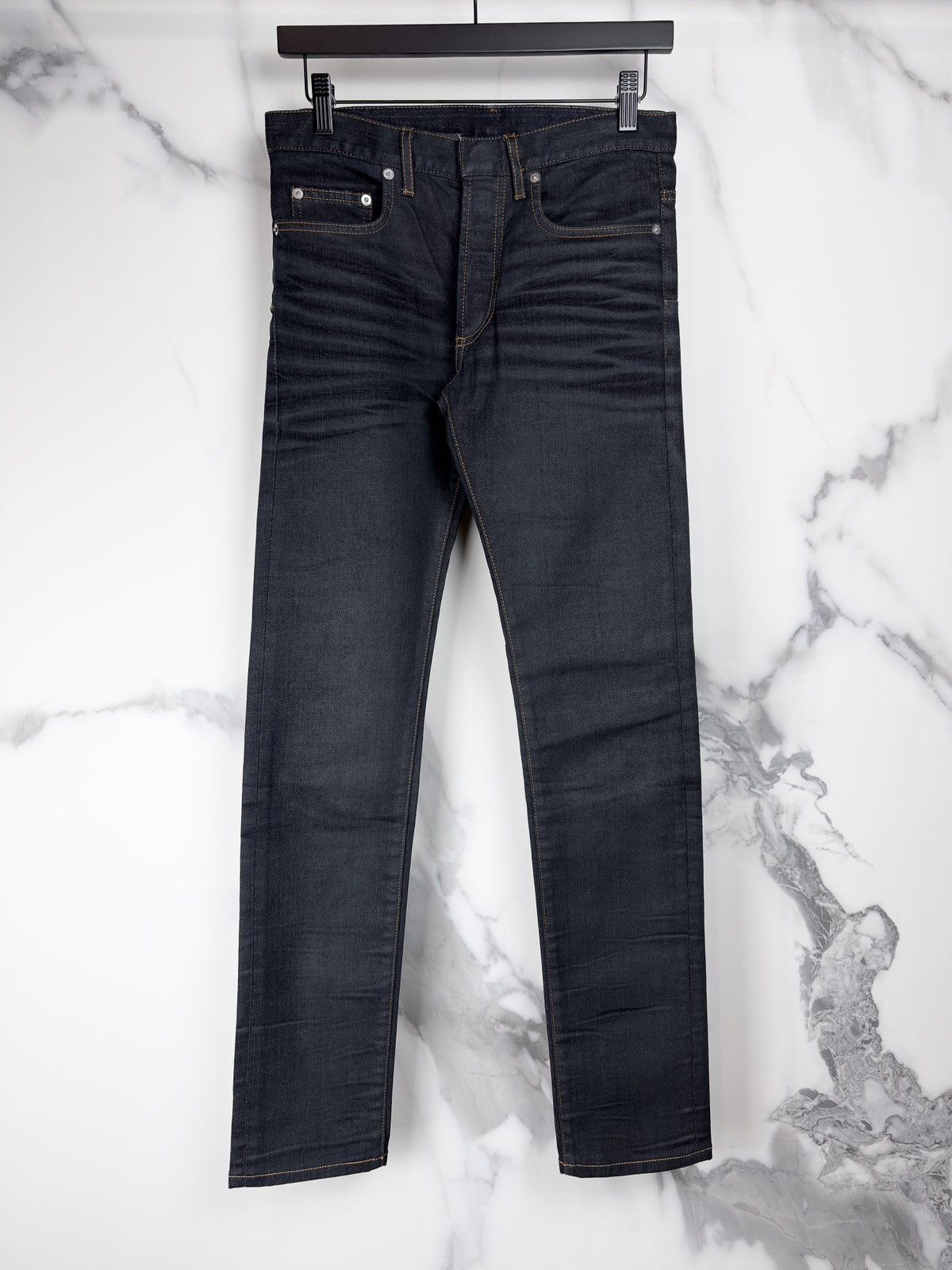 Dior × Hedi Slimane Dior Homme Black Waxed Corduroy Jeans | Grailed