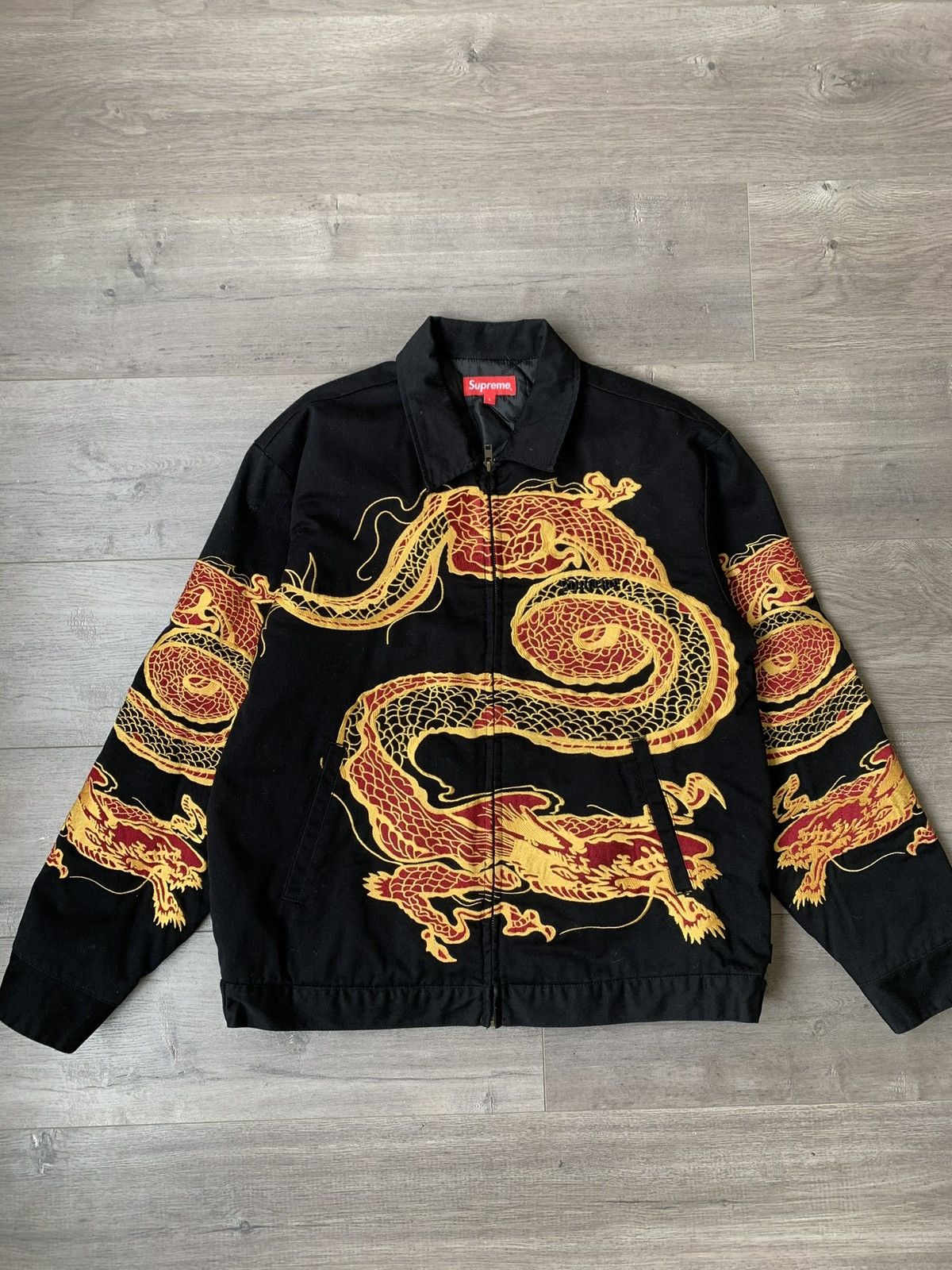 Supreme Dragon Work Jacket | Grailed
