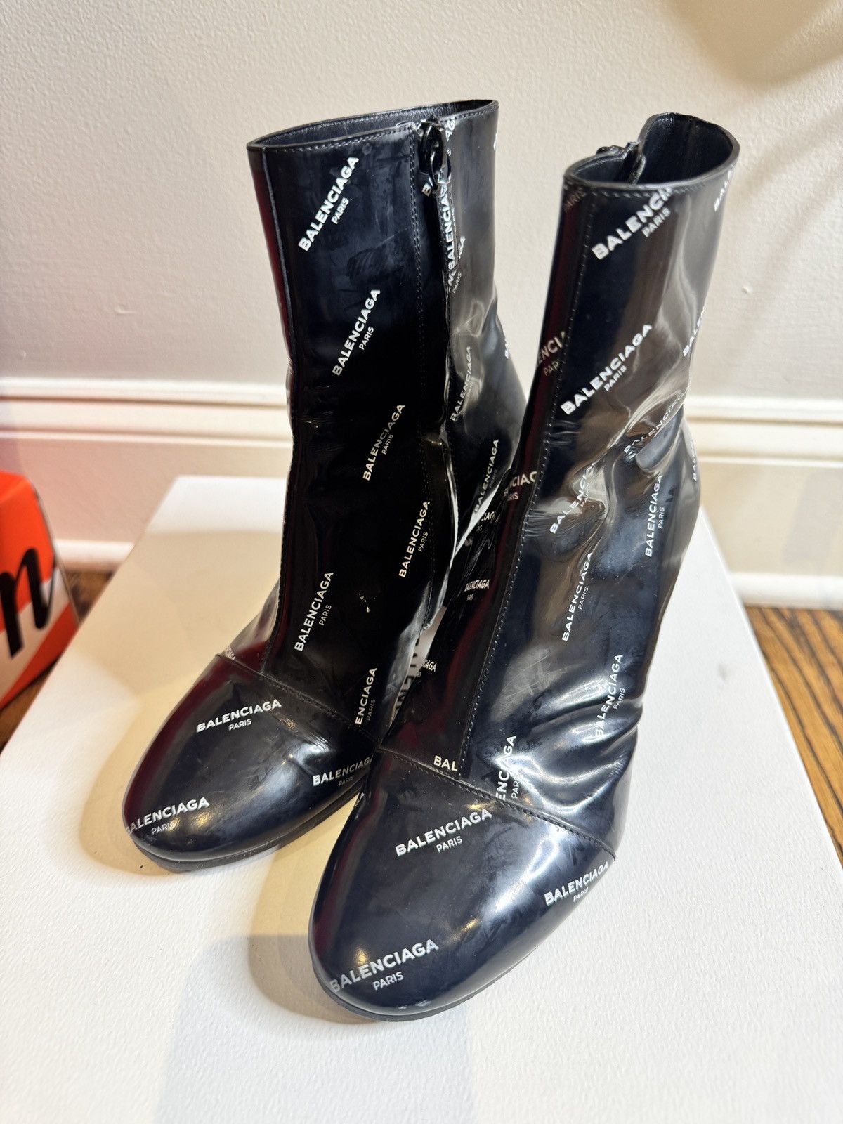 Balenciaga Balenciaga slash logo boots Size US 6 / IT 36 - 1 Thumbnail