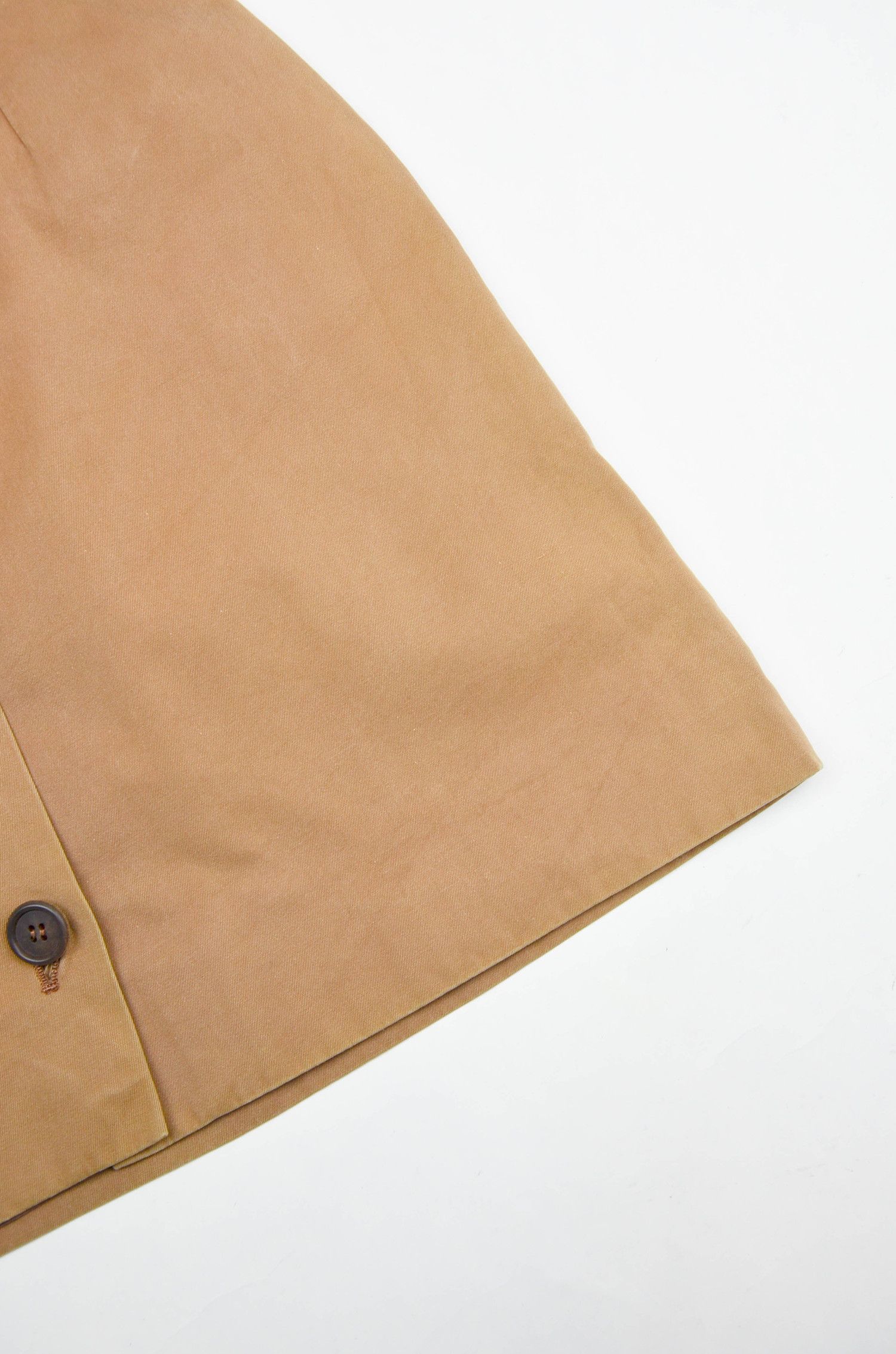 Prada PRADA A-Line Front Buttons Brown Mini Skirt - 42 Size 28" / US 6 / IT 42 - 3 Thumbnail