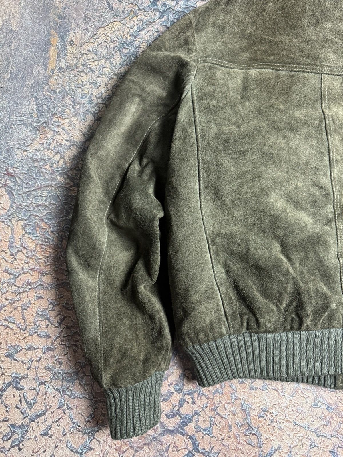 Japanese Brand LEATHER JACKET SUEDE PERFECTO BOMBER STYLE OLD MANY Size US M / EU 48-50 / 2 - 12 Thumbnail