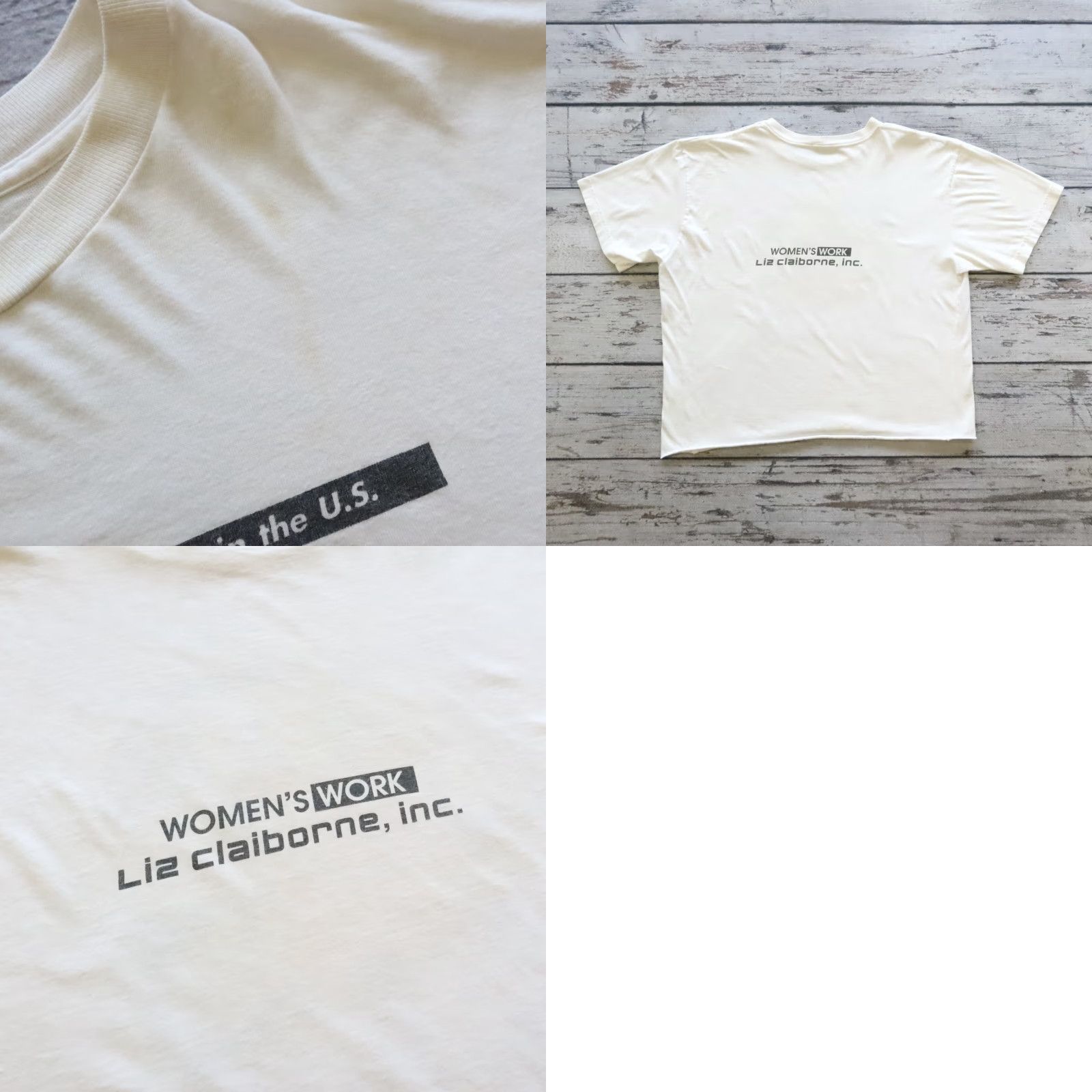 Vintage Vintage Barbara Kruger Women's Work Cropped Tshirt Made in USA L White Tshirt Womens L Vintage Barbara Kruger Work Cropped Tshirt Made in USA White Size L / US 10 / IT 46 - 9 Thumbnail