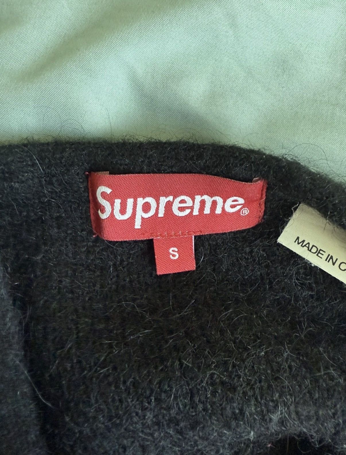 Supreme Supreme Brushed Grid Cardigan Size US S / EU 44-46 / 1 - 6 Thumbnail