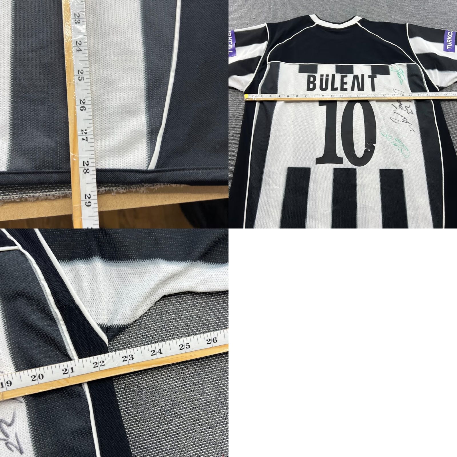 Nike Bjk Besiktas 2003 2004 Away Football Jersey XL Nike Shirt Men Short Sleeve Polyester Multicolor Activewear Quick Dry Moisture Wicking Football Jersey Size US XL / EU 56 / 4 - 10 Thumbnail