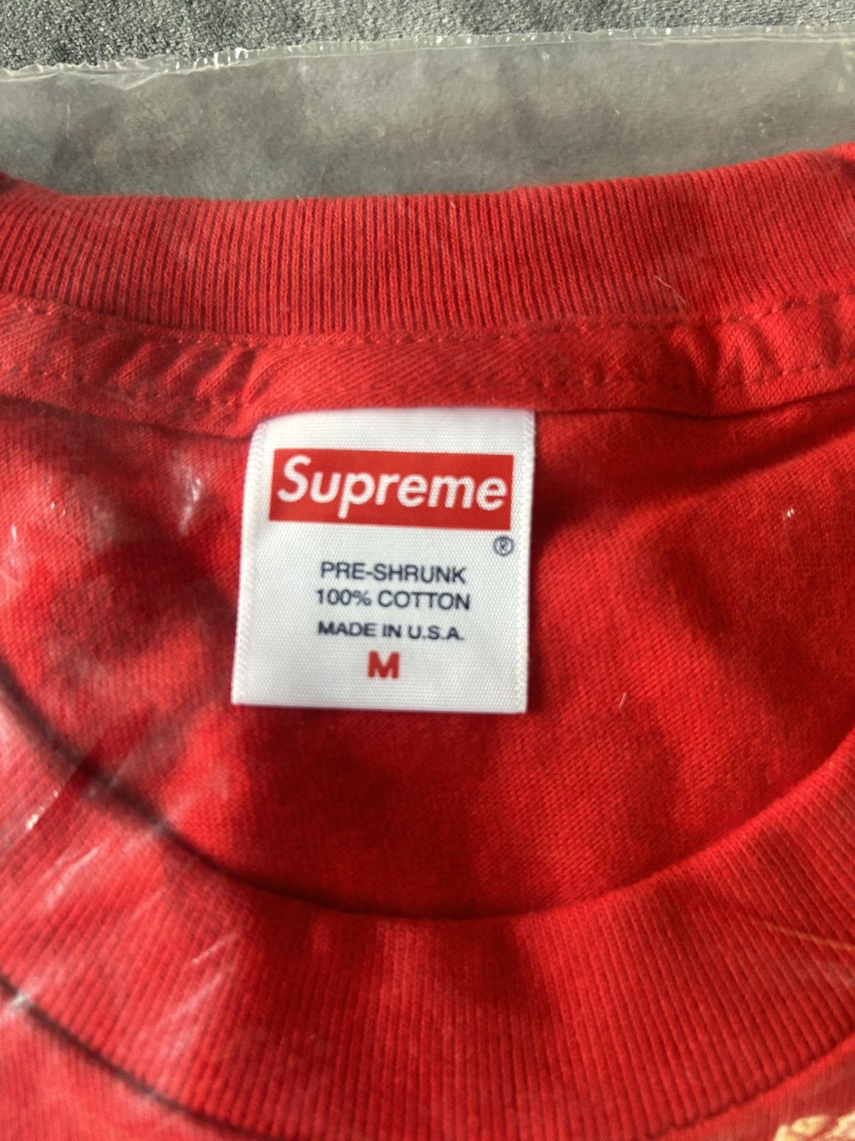 Supreme Supreme Bandana Box Logo Tee Red Medium FW19 Size US M / EU 48-50 / 2 - 6 Thumbnail