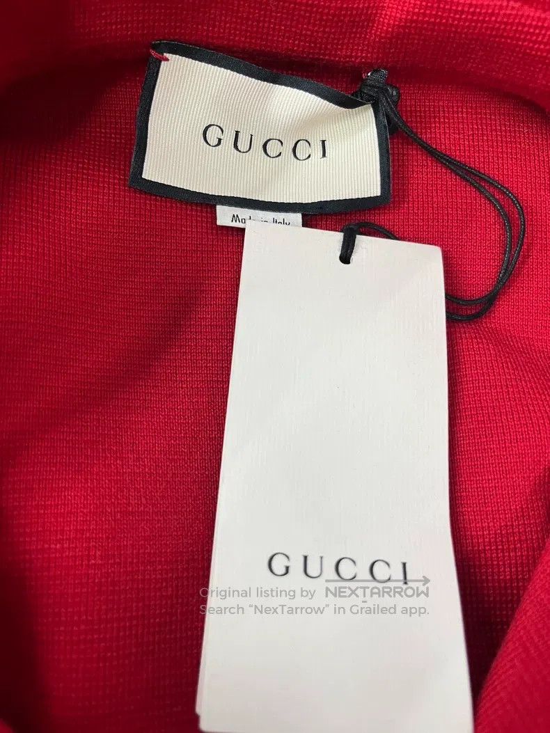 Gucci Gucci Red woollen knitted coat Size M / US 6-8 / IT 42-44 - 3 Thumbnail