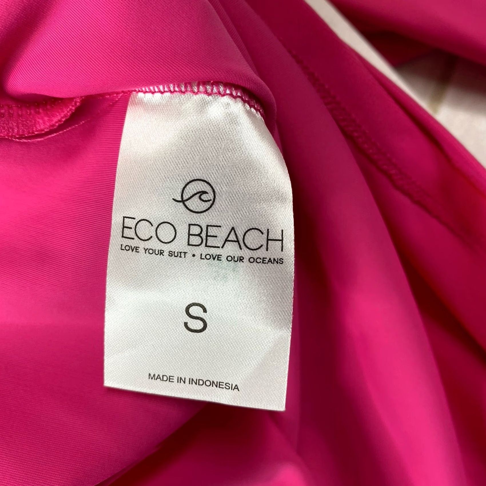 Vintage Eco Beach Rash Guard Top Womens S Pink Long Sleeve UV/Sun Protection NWT Size S / US 4 / IT 40 - 7 Thumbnail