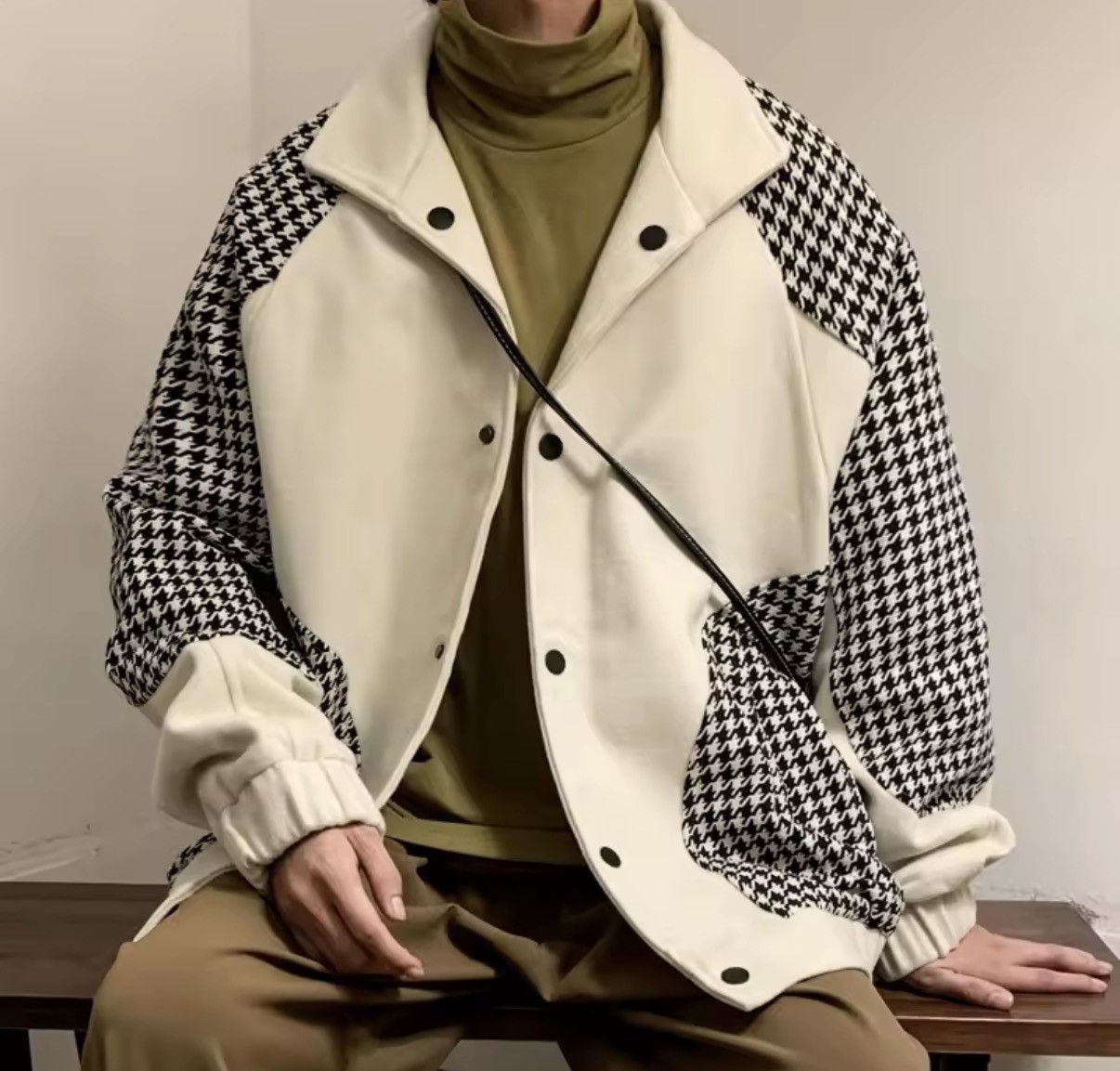 Japanese Brand Japanese Tweed Casual Streetwear Warm Coat Jacket Size US XL / EU 56 / 4 - 3 Thumbnail