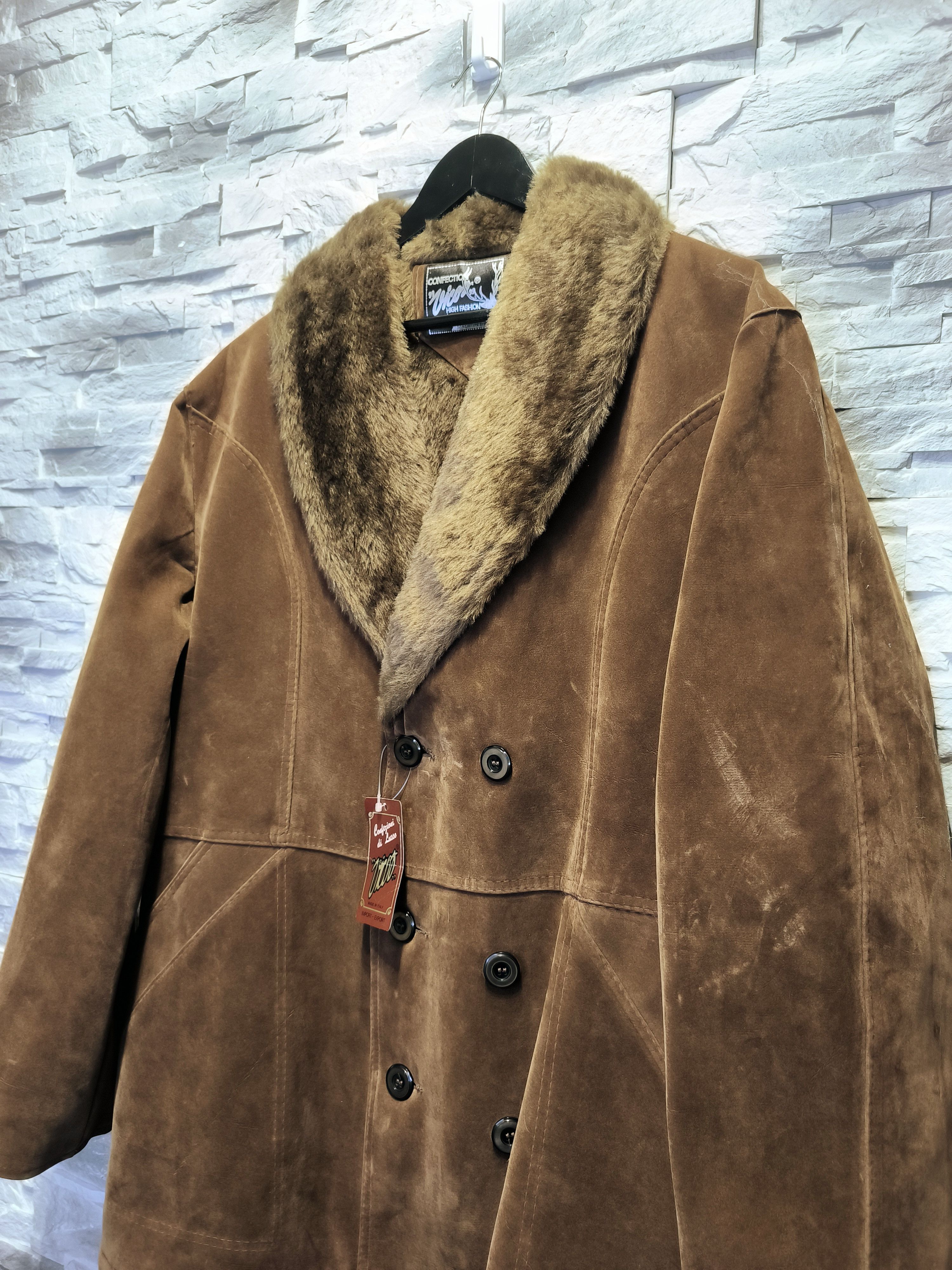 Vintage Vintage Fur Brown Leather Vicor Italy Made Brown Size XL / US 12-14 / IT 48-50 - 2 Thumbnail