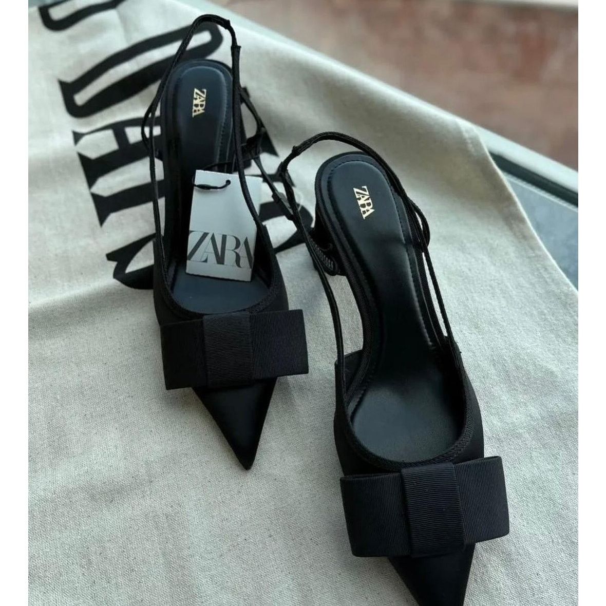 Zara ZARA Embellished Slingbacks NWT Size US 10 / IT 40 - 11 Thumbnail