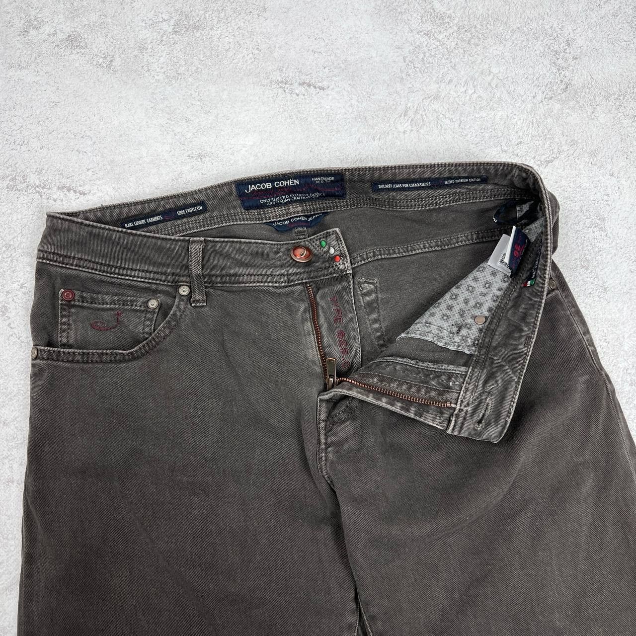 Jacob Cohen Jacob Cohen Men's Luxury Grey Jeans Pants Slim Fit Size US 36 / EU 52 - 8 Thumbnail