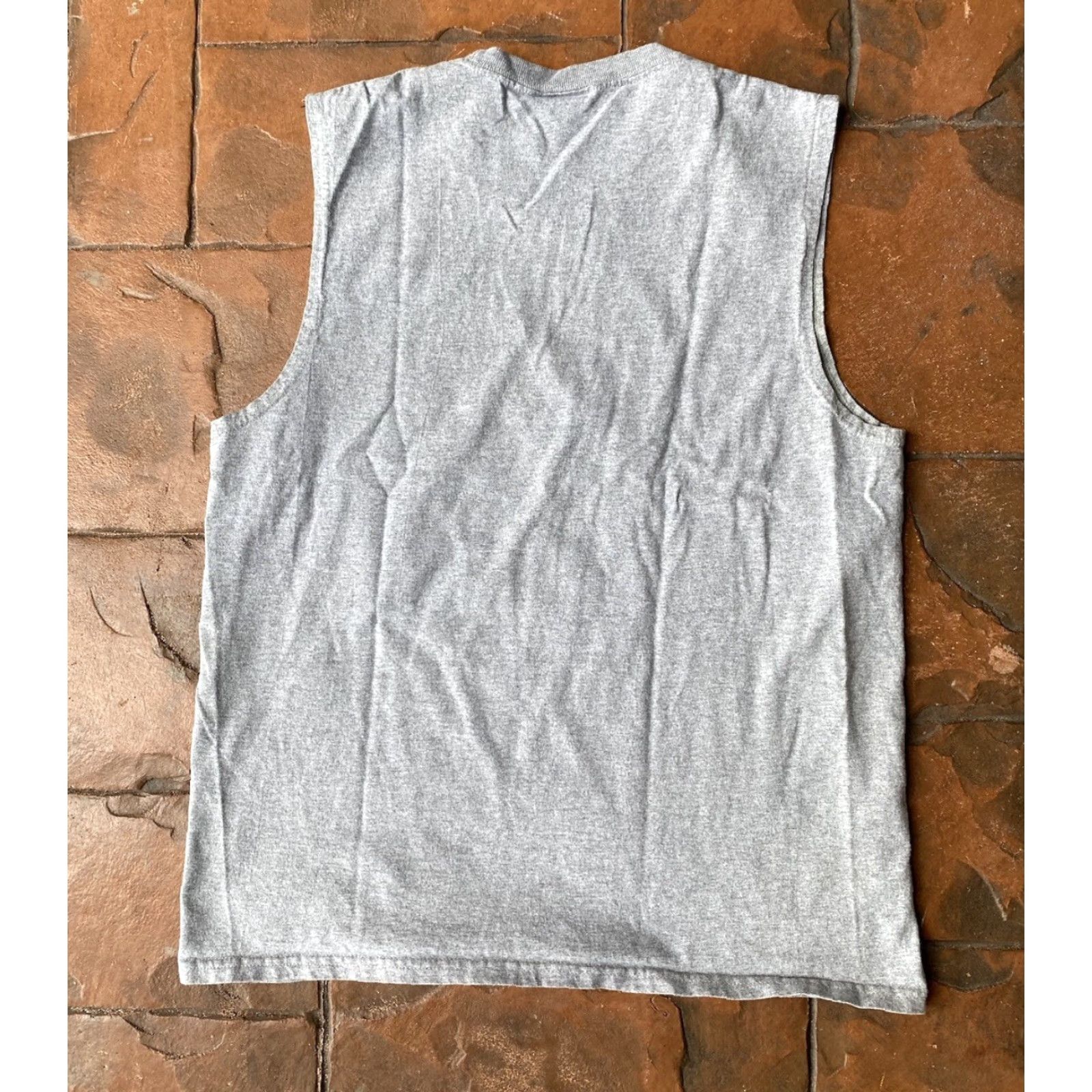 Nike VINTAGE Nike Center Swoosh Basketball Shirt Mens Medium Gray USA 90s Size US M / EU 48-50 / 2 - 3 Thumbnail