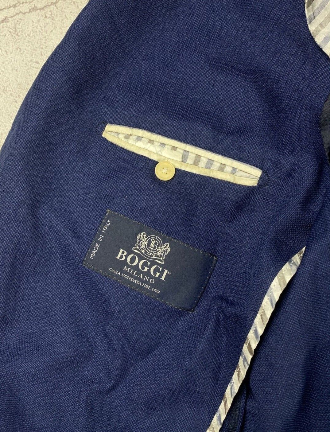 Boggi Boggi Luxury Wool Casual Sport Blazer Jacket Size 38L - 15 Thumbnail