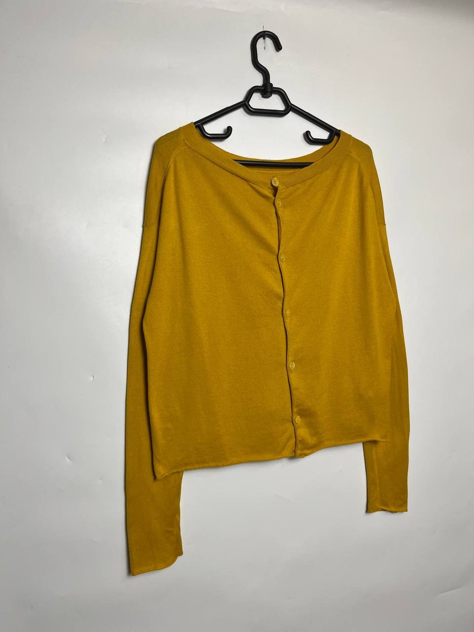 Miu Miu Miu Miu Asymmetrical Button-Up Cropped Knit Sweater IT 44 Size L / US 10 / IT 46 - 3 Thumbnail
