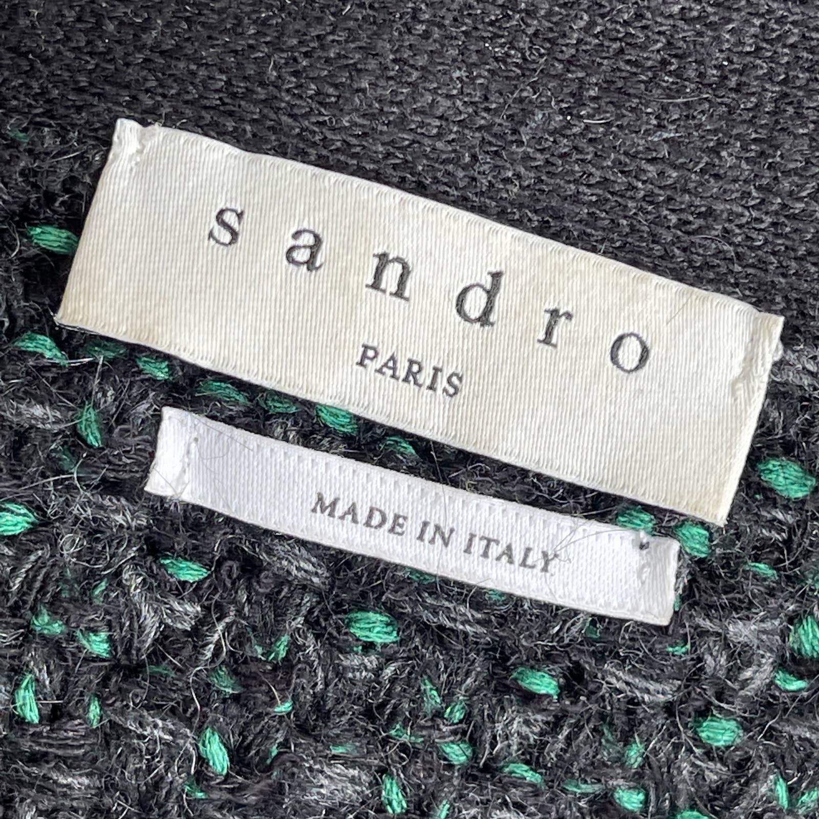 Sandro Sandro Tweedy Texture Unlined Jacket Size S US 2-4 Brand 1 Size S / US 4 / IT 40 - 3 Thumbnail