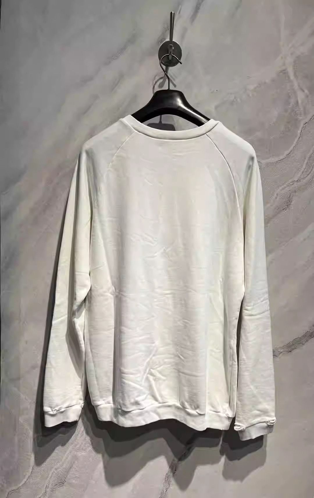 Raf Simons RAF SIMONS men's slogan white print sweatshirt-2505 Size US M / EU 48-50 / 2 - 2 Thumbnail