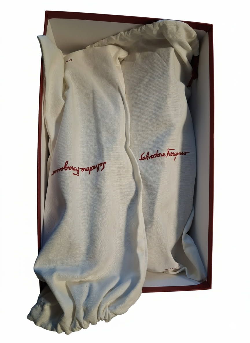 Salvatore Ferragamo Salvatore Ferragamo "Gus" Leather Espadrilles ♥️ – FULL SET Size US 12 / EU 45 - 5 Thumbnail