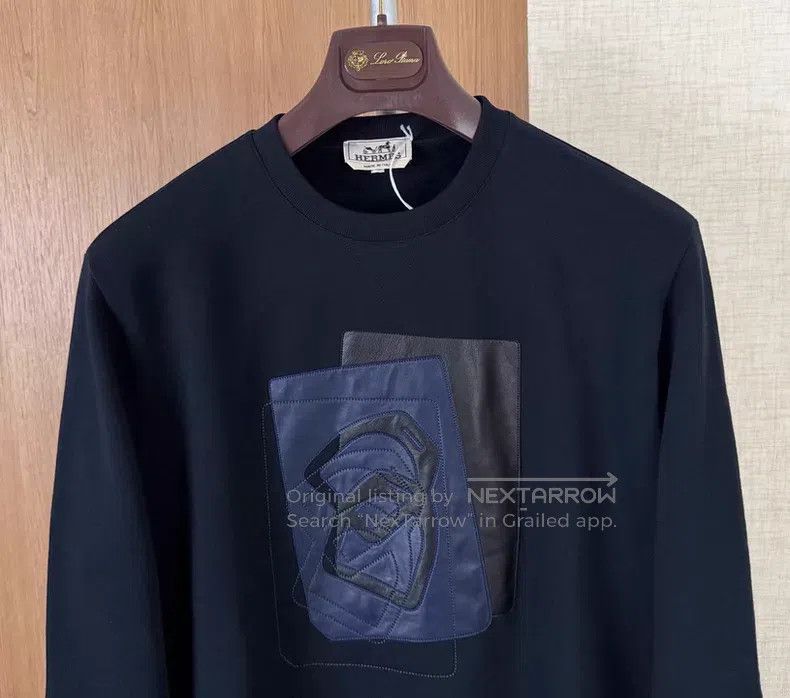 Hermes Hermes Men's sweatshirt for spring and autumn Size US M / EU 48-50 / 2 - 2 Thumbnail