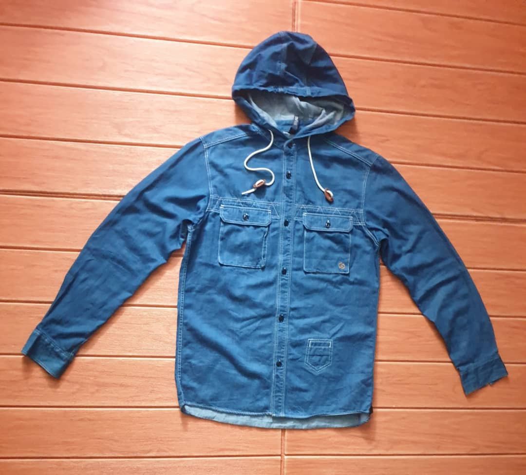 Japanese Brand 💥SILAS Japanese brand harajuku blue colour hoodie chambray Size US M / EU 48-50 / 2 - 6 Thumbnail