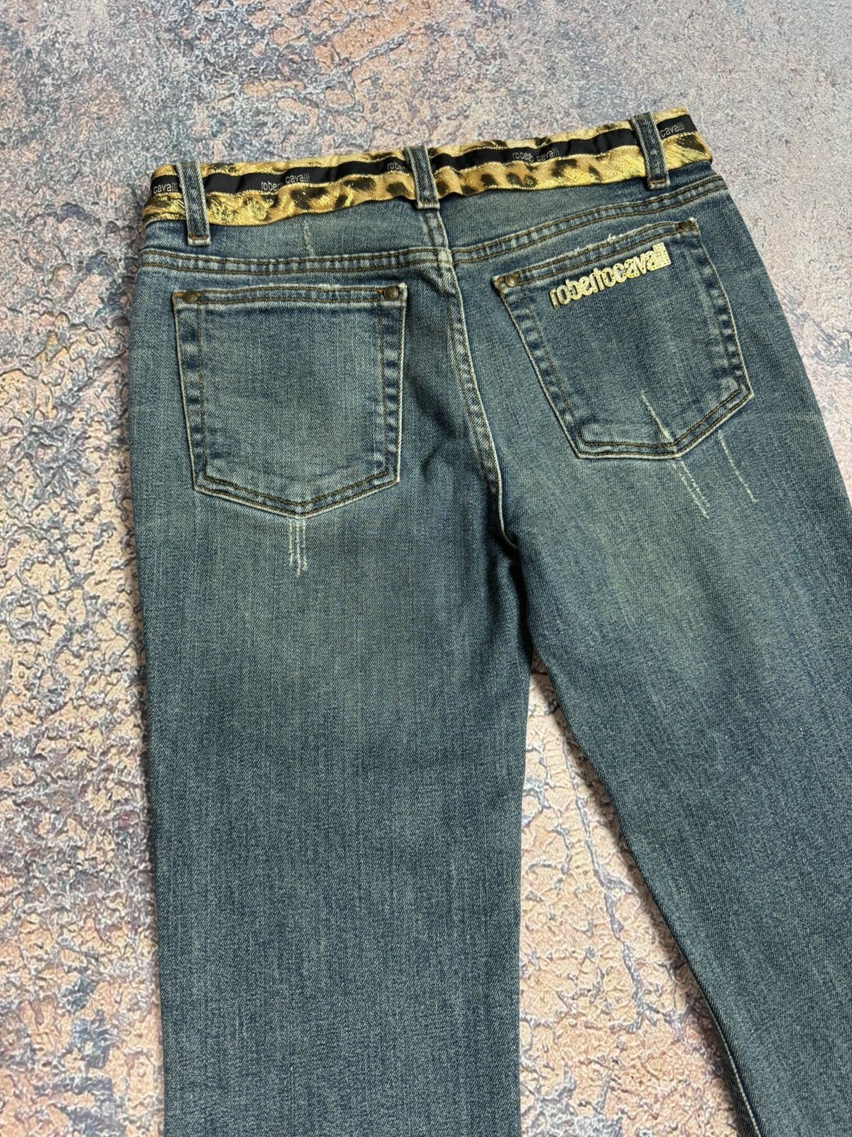 Roberto Cavalli Roberto Cavalli Straight Fit Denim Low Rise Jeans Y2K Size 27" / US 4 / IT 40 - 3 Thumbnail