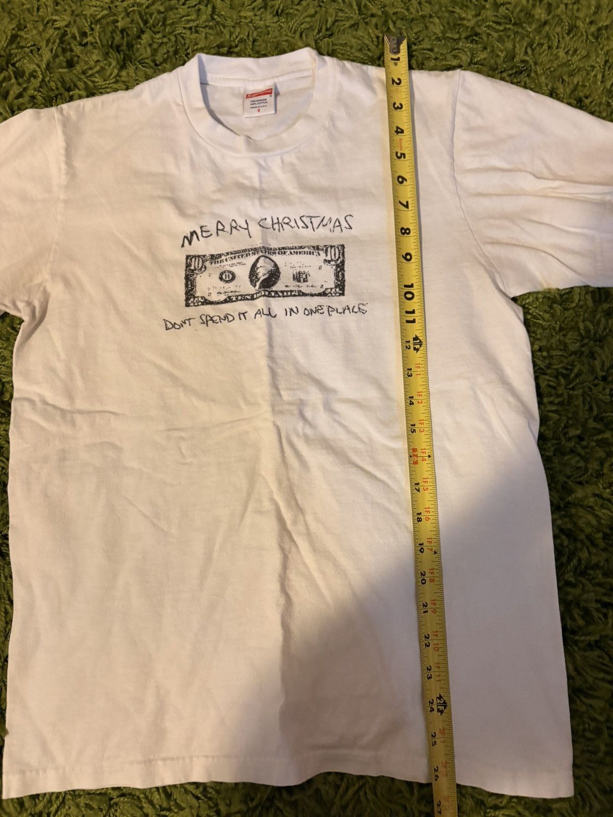 Supreme Supreme Dont spend it all in one place streetwear tee!!! Size US M / EU 48-50 / 2 - 3 Thumbnail