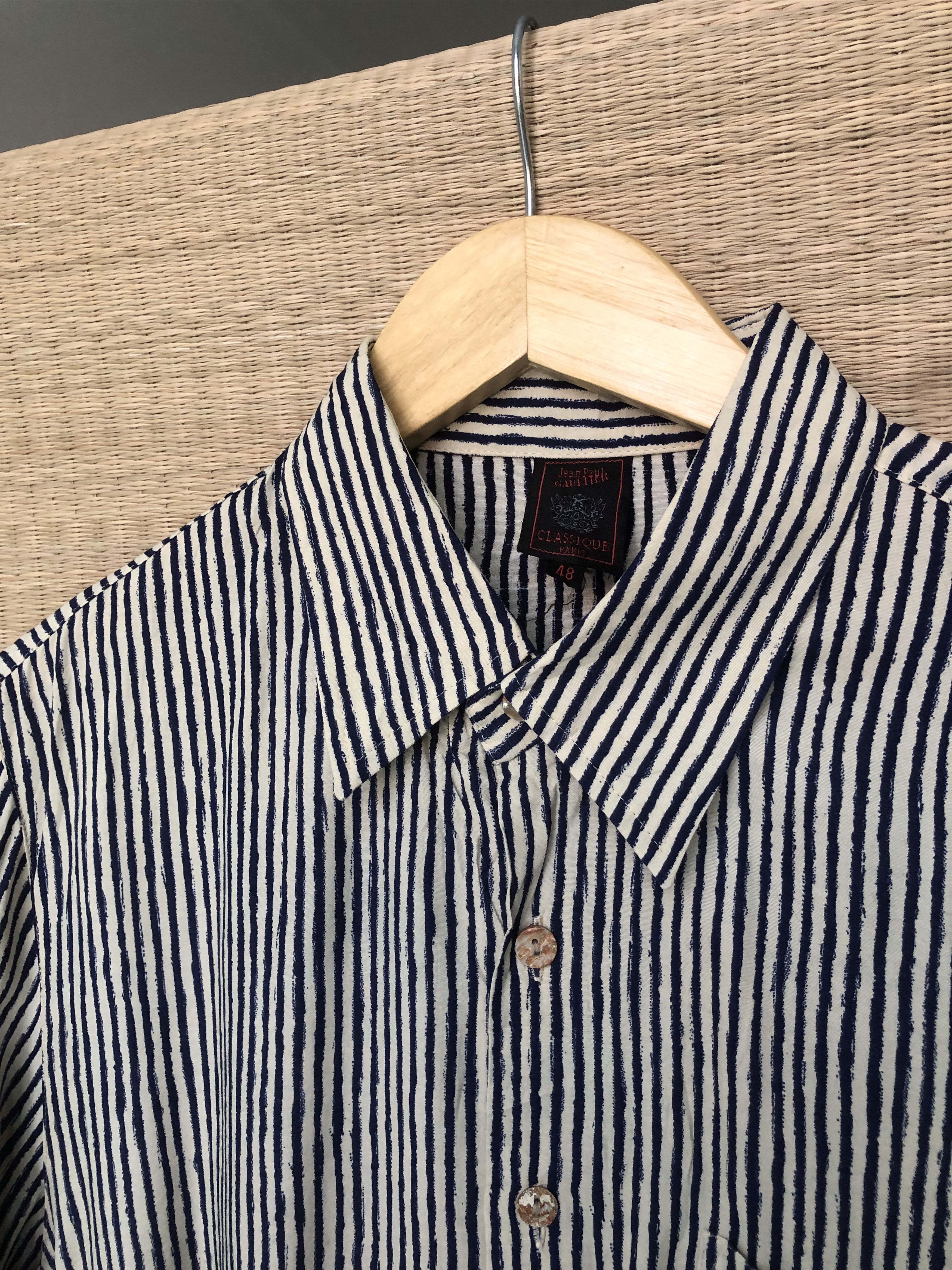 Jean Paul Gaultier silky stripes shirt Size US M / EU 48-50 / 2 - 2 Thumbnail