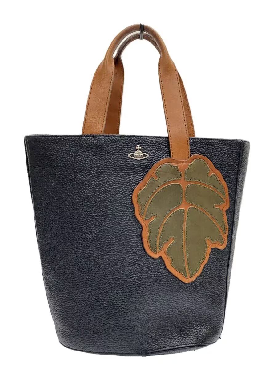 Vivienne Westwood Leaf Orb Leather Tote Bag Size ONE SIZE - 1 Thumbnail