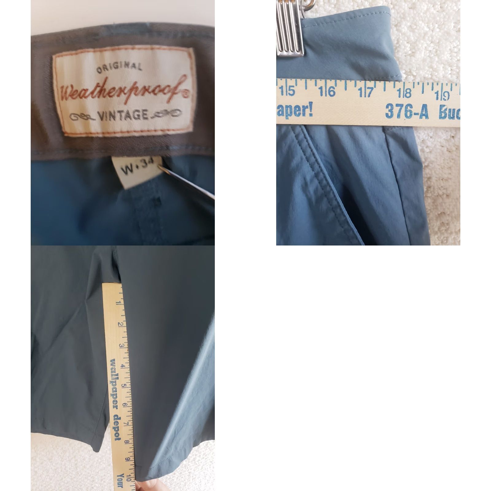 Weatherproof Weatherproof Men's QuickDry Lightweight Chino Shorts Blue 34 Regular 10.5in Inseam Vintage Summer Size US 34 / EU 50 - 8 Thumbnail