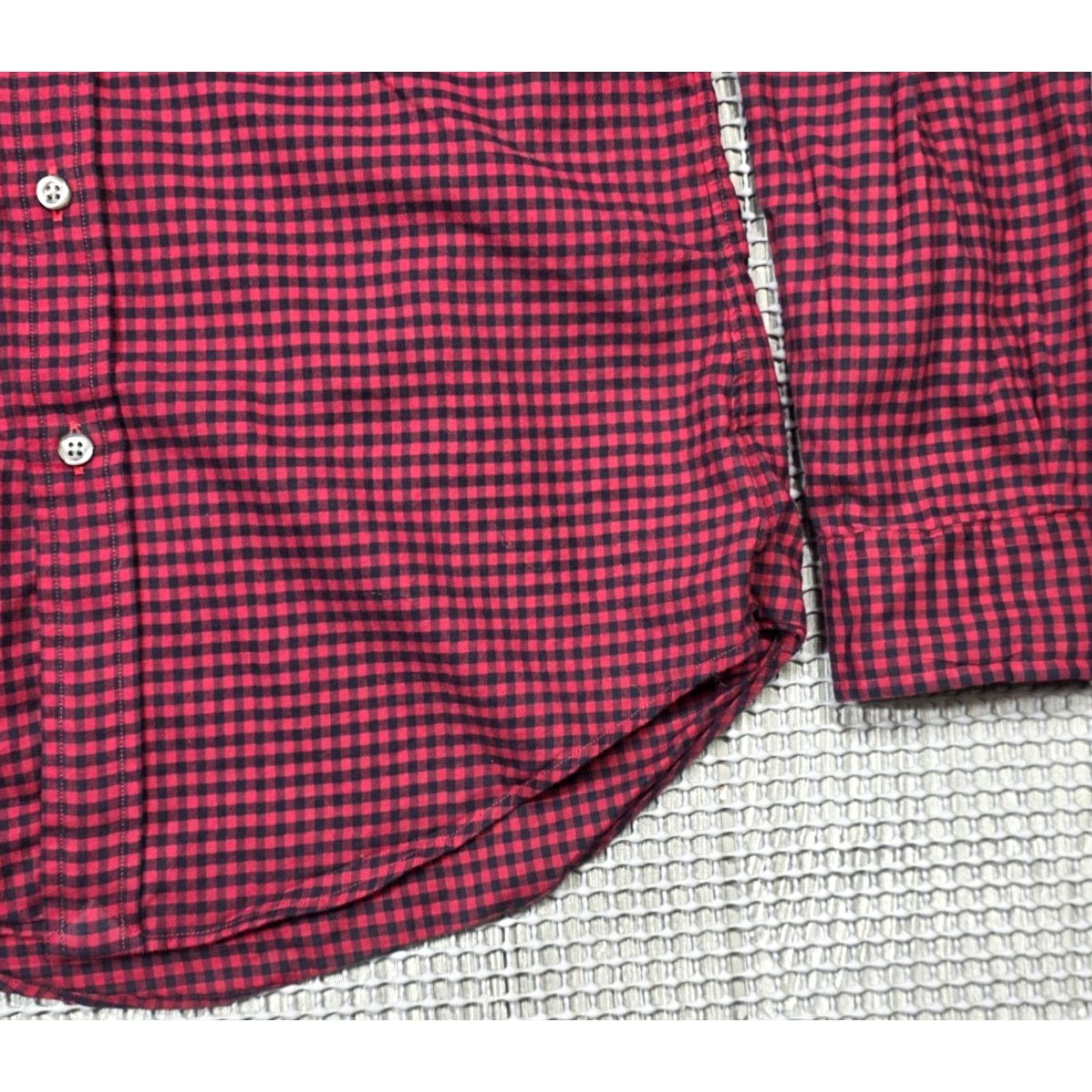 Polo Ralph Lauren Polo Ralph Lauren Button Up Shirt Men’s Slim S Red Black Gingham Check Buffalo - Polo Ralph Lauren Big Pony Shirt Men Slim S Red Black Check Buffalo Size US S / EU 44-46 / 1 - 6 Thumbnail