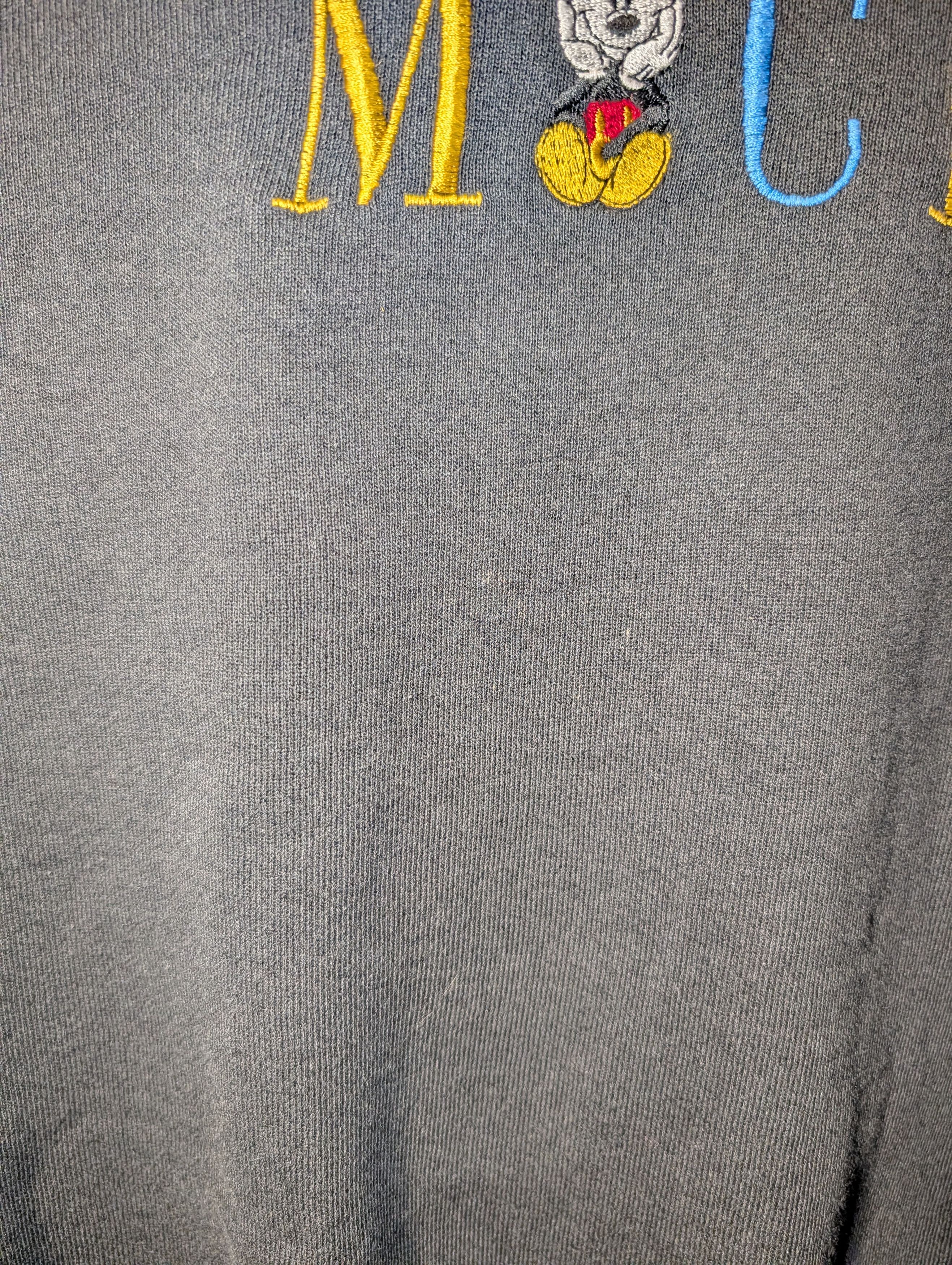 Mickey Mouse Vtg 90s Disney Mickey & Co Embroidered Crewneck Sweatshirt Size US L / EU 52-54 / 3 - 5 Thumbnail