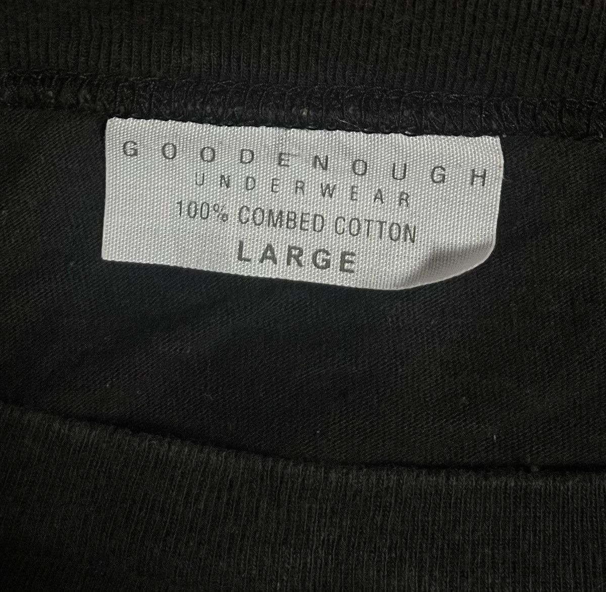 GOODENOUGH Goodenough by hiroshi fujiwara care tag logo longsleeve Size US L / EU 52-54 / 3 - 3 Thumbnail