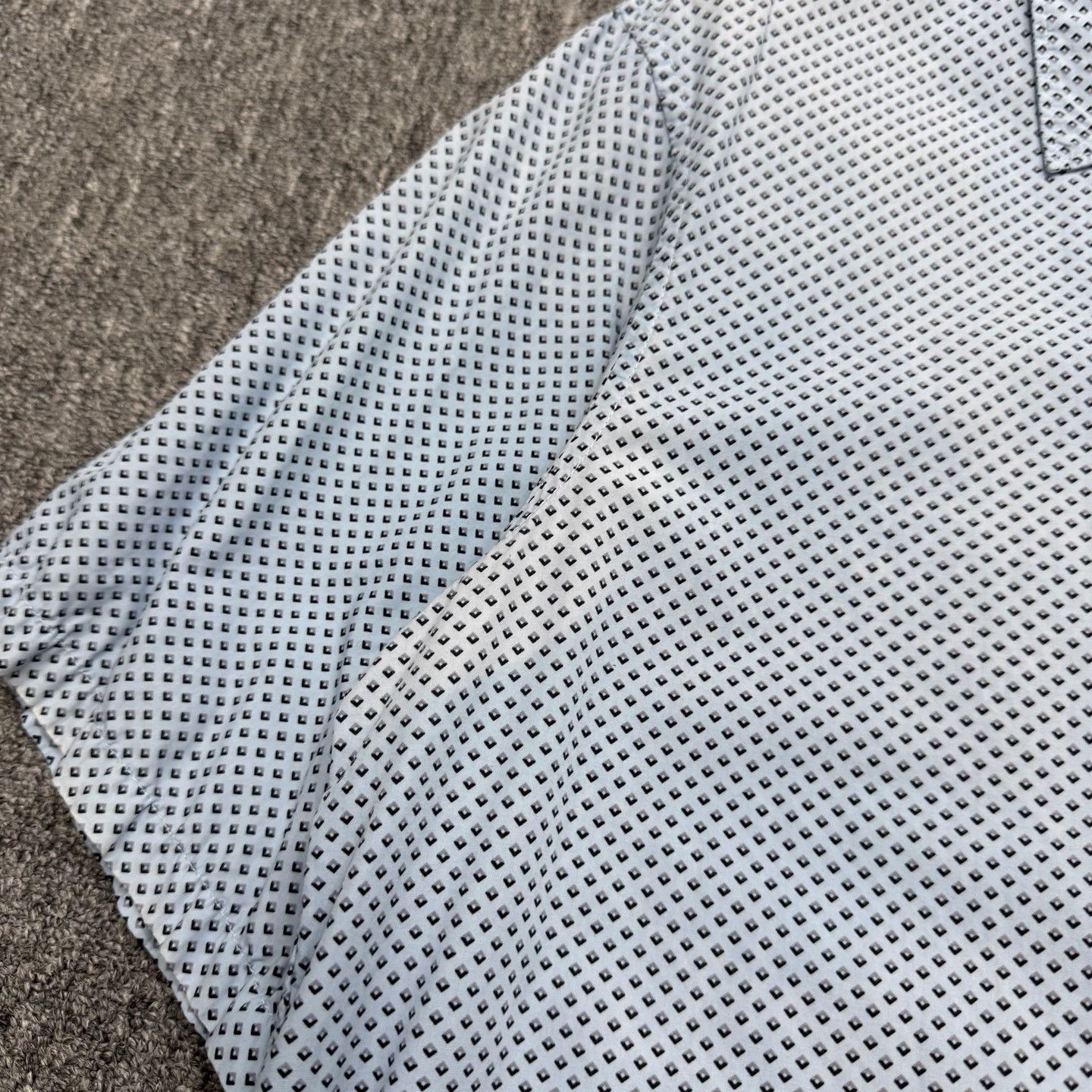 Prada Prada Diamond All Over Short Sleeve Shirt M Size US M / EU 48-50 / 2 - 2 Thumbnail