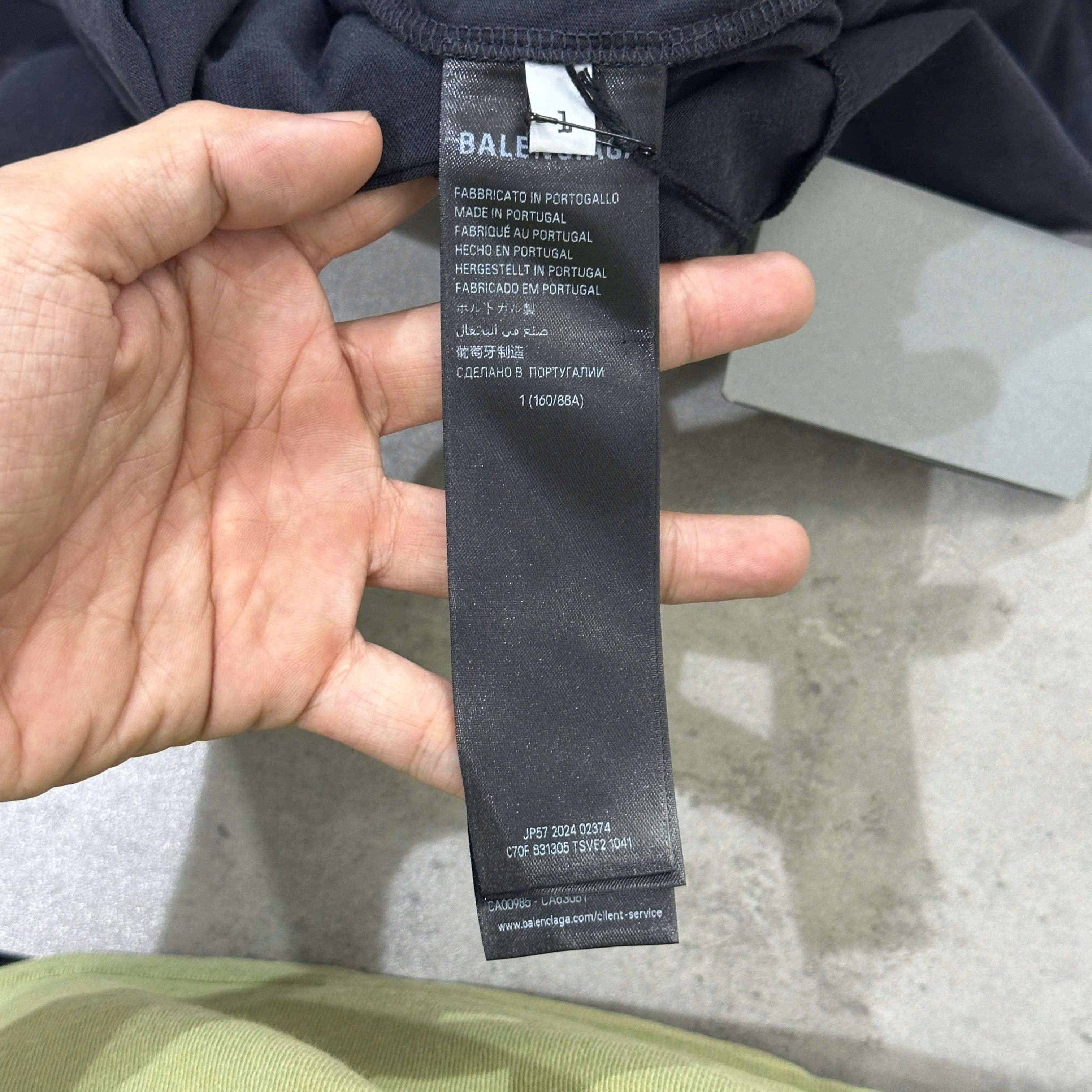 Balenciaga BALENCIAGA Men's Sponsor T Shirt Oversized Size US S / EU 44-46 / 1 - 8 Thumbnail