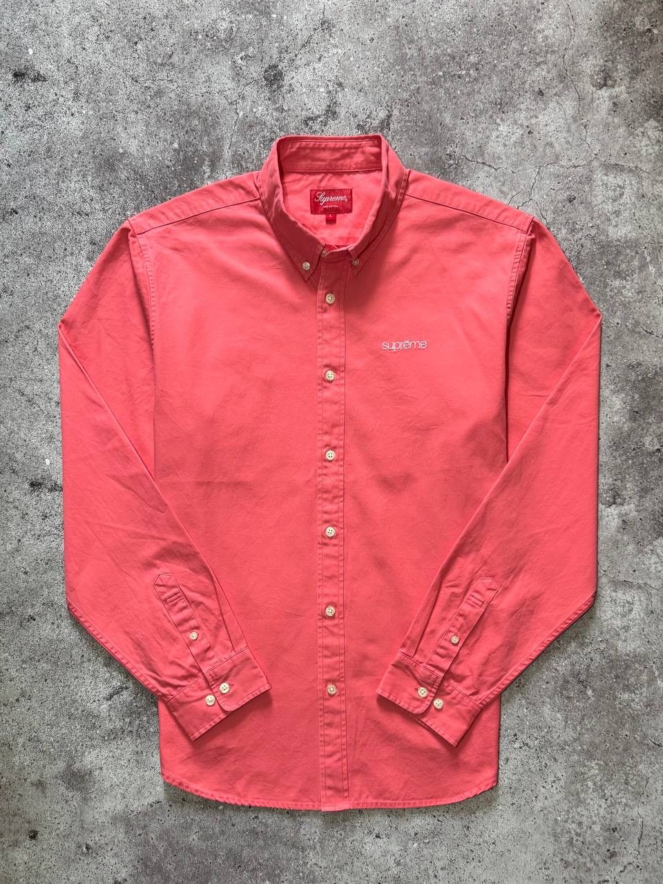 Supreme Supreme Rare Pink 100% Cotton Men's Button Up Long Sleeves Size US L / EU 52-54 / 3 - 1 Thumbnail