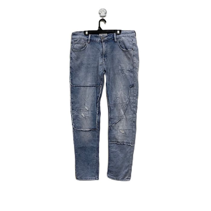 Distressed Denim Avid jeans stretch japanese brand | Grailed