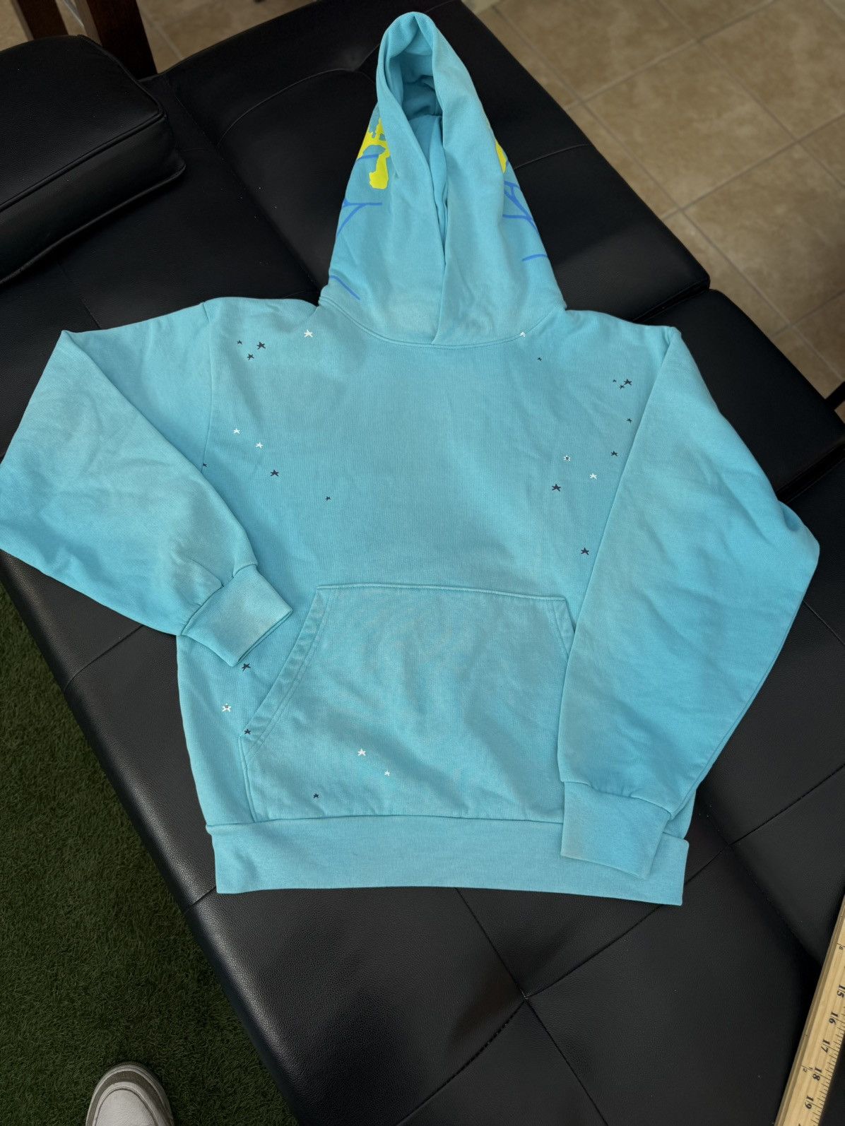 Sp5der Sp5der Hoodie Blue Yellow Size Medium Brand New Size US M / EU 48-50 / 2 - 1 Thumbnail