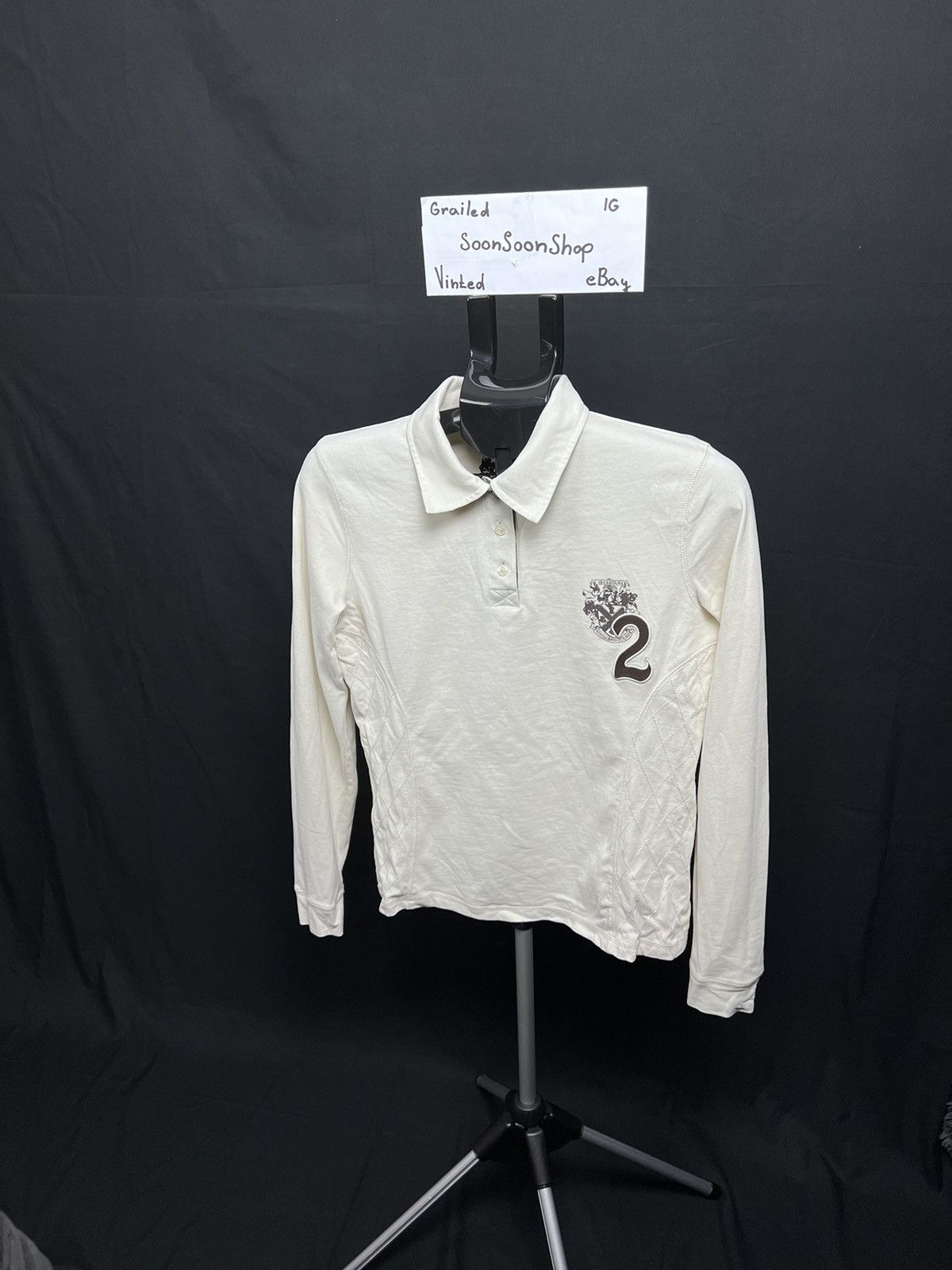 Barbour × Vintage 🔴 Barbour vintage rugby t-shirt Size US S / EU 44-46 / 1 - 3 Thumbnail