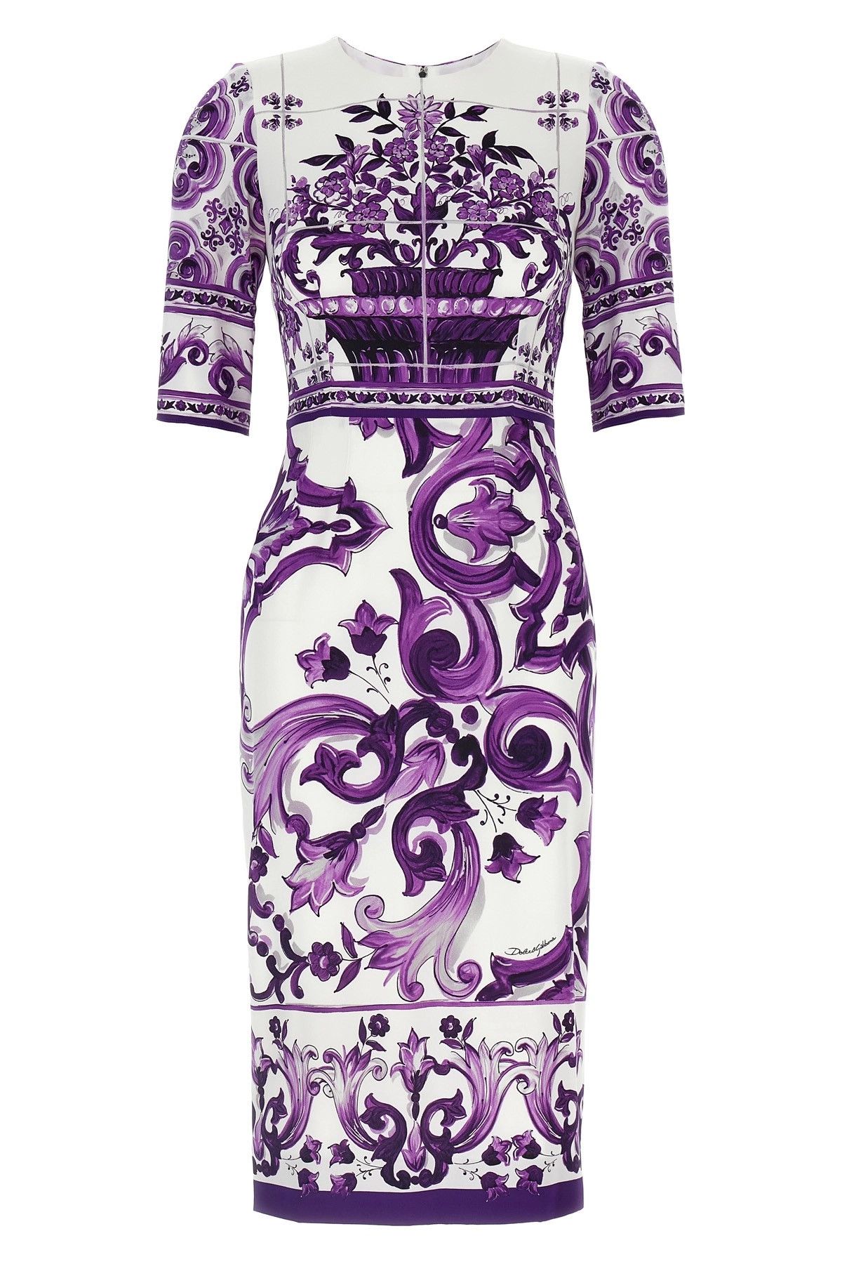 Dolce & Gabbana 'Maiolica' print dress Size XS / US 0-2 / IT 36-38 - 1 Thumbnail