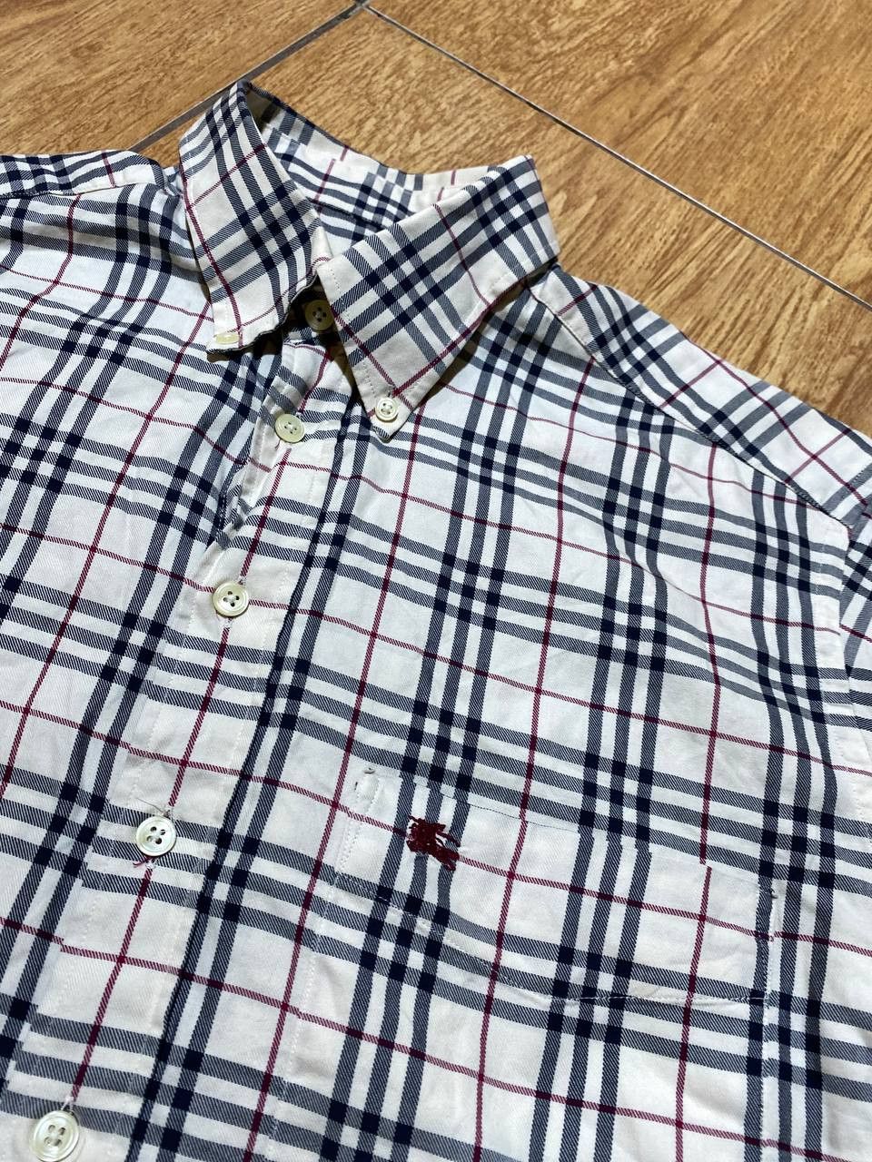 Burberry Burberry London vintage Check Plaid Button-Up Shirt Size US L / EU 52-54 / 3 - 10 Thumbnail
