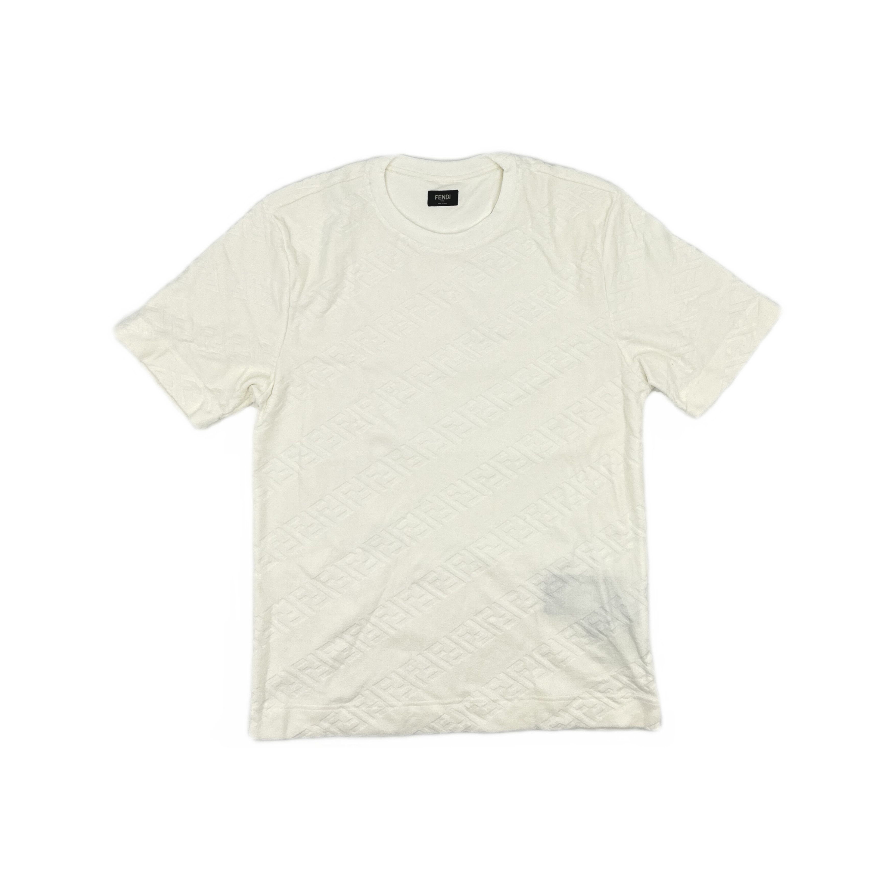 Fendi Fendi Embossed Logo T-Shirt Size L Size US L / EU 52-54 / 3 - 1 Thumbnail