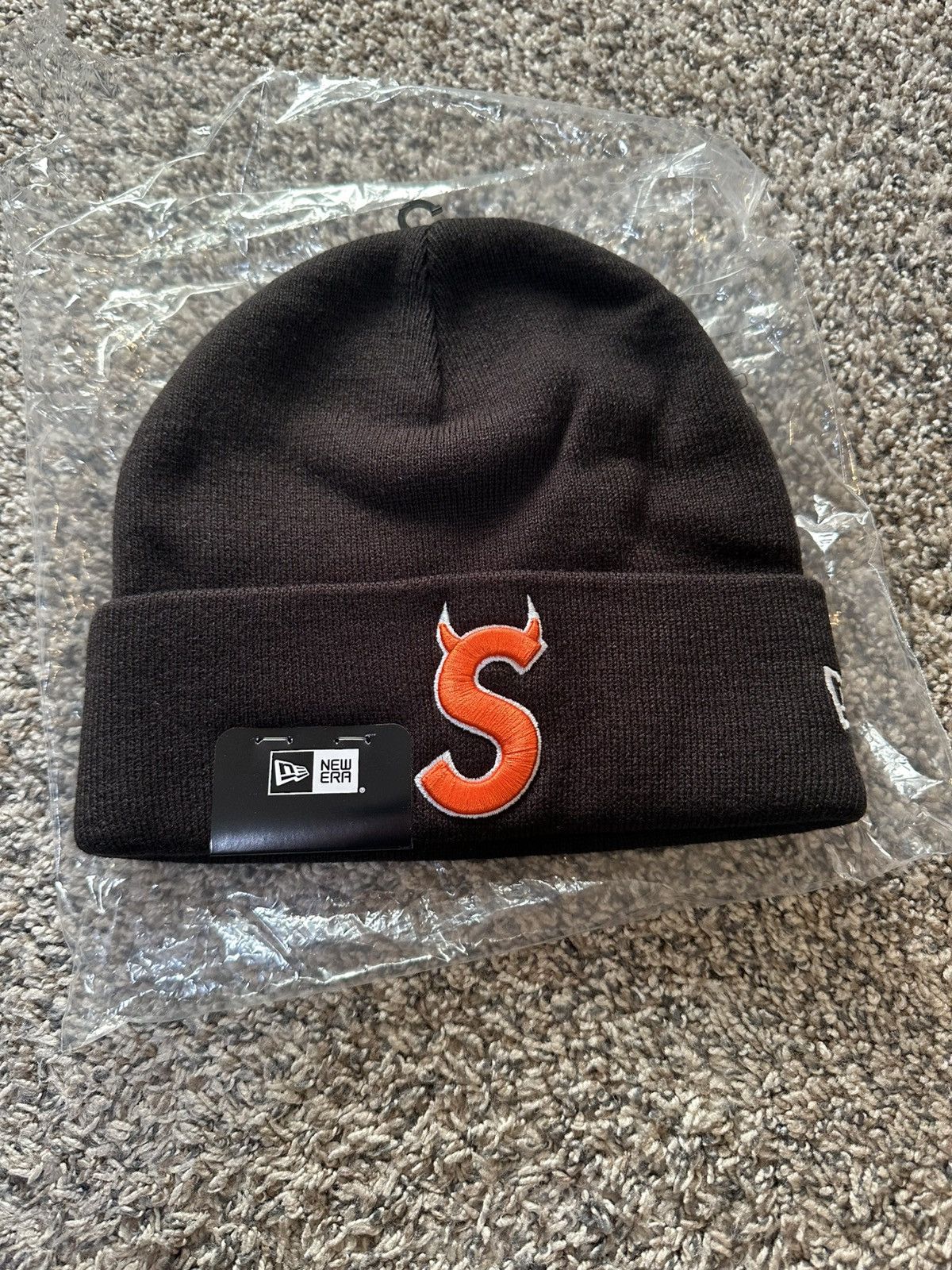 New Era × Supreme Supreme devil s logo new era hat | Grailed
