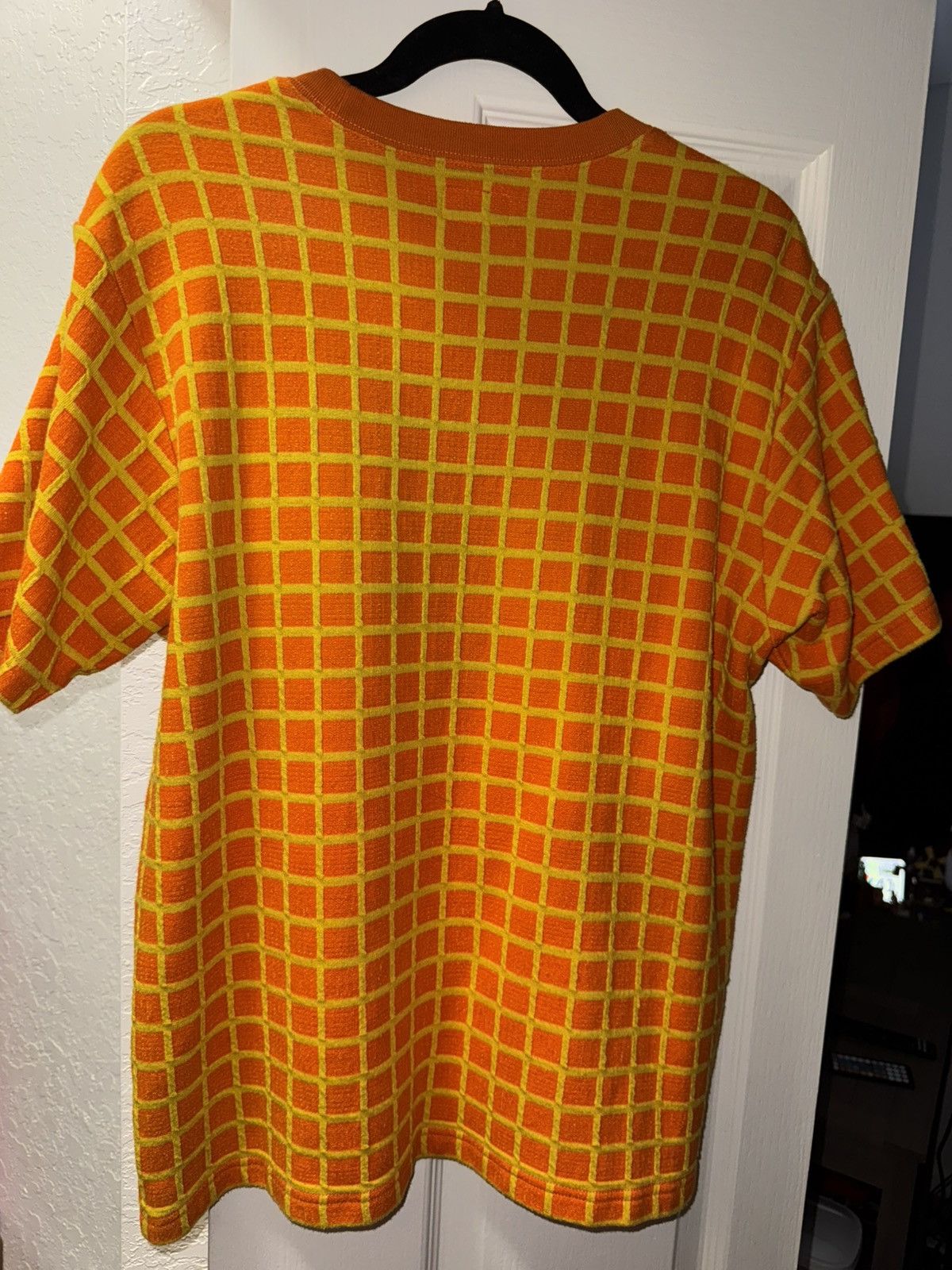 Supreme Supreme Grid Jacquard S/S Top T-Shirt Size US M / EU 48-50 / 2 - 4 Thumbnail